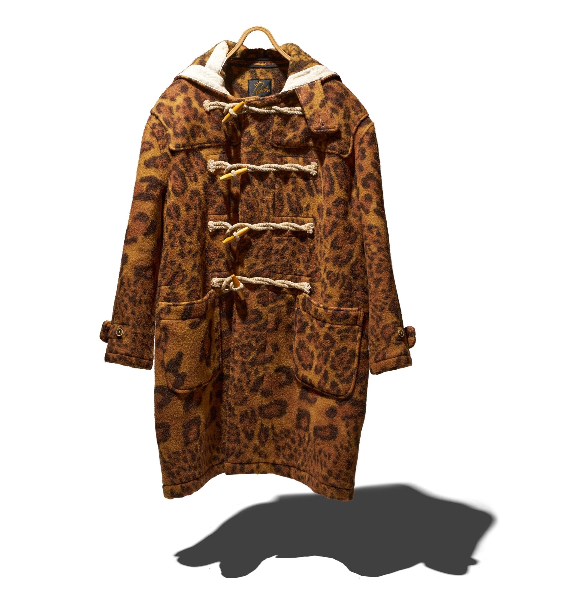 Leopard Duffle Coat (M17) - Needles