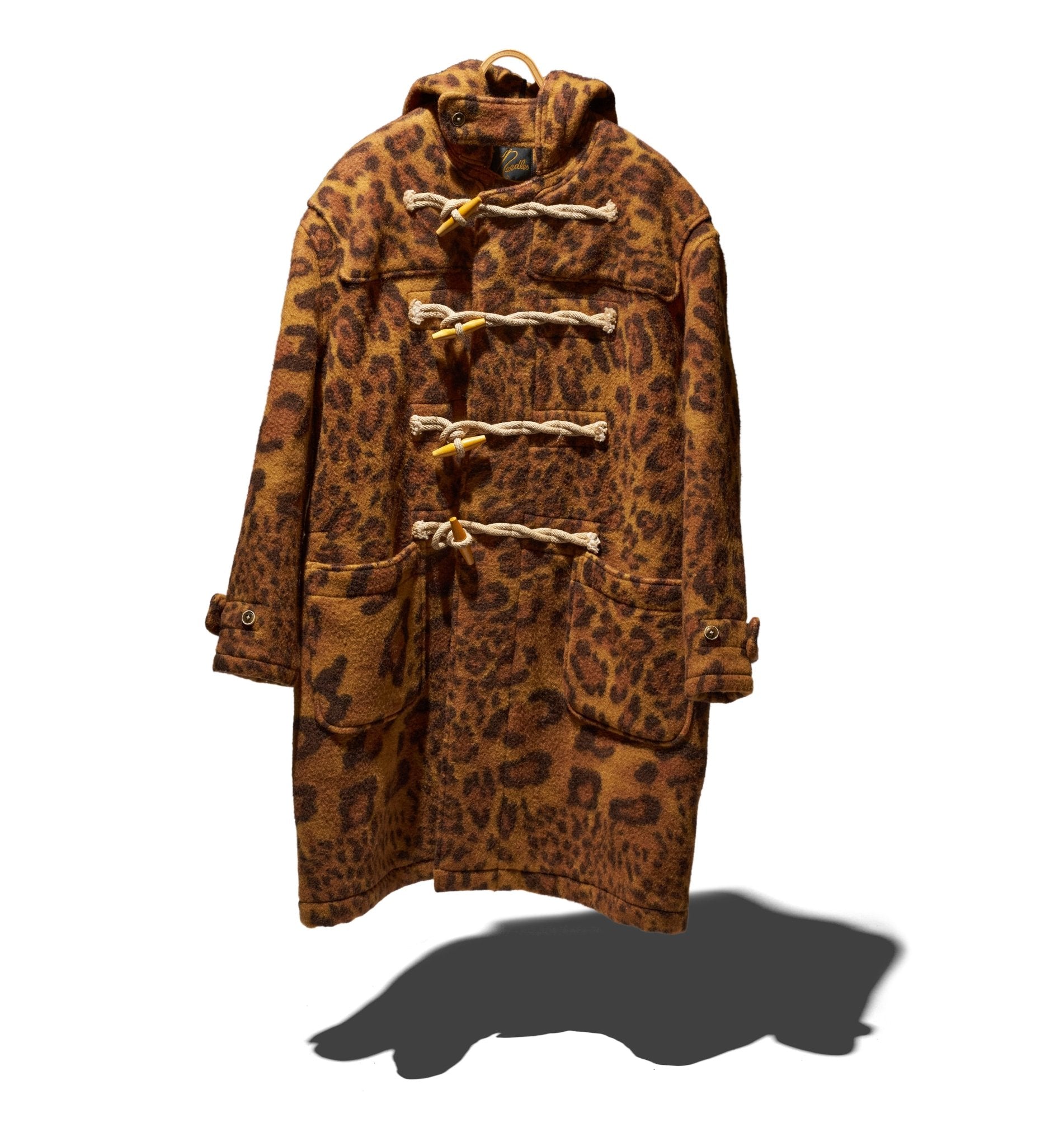 Leopard Duffle Coat (M17) - Needles