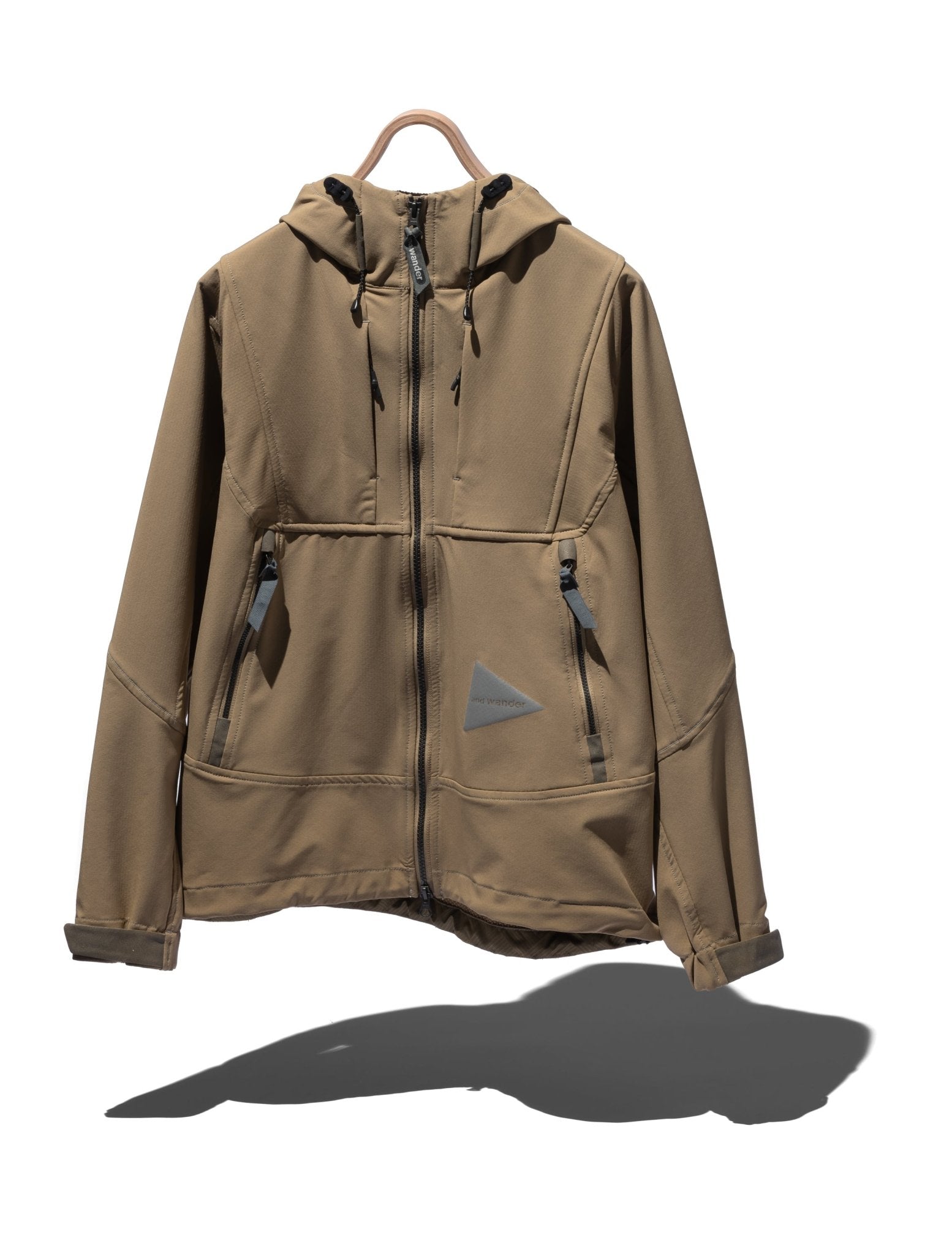 light stretch shell jacket - AND WANDER