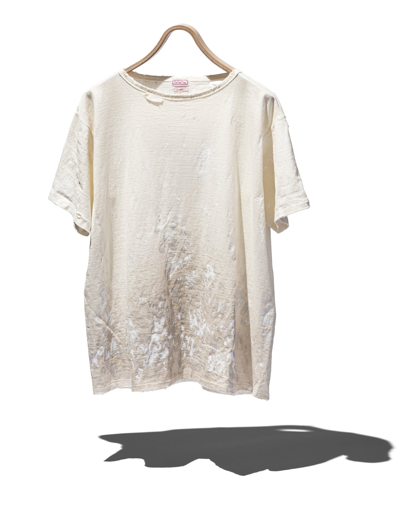 Loopwheel Cotton T-Shirt Damaged - DIE DREI BERGE