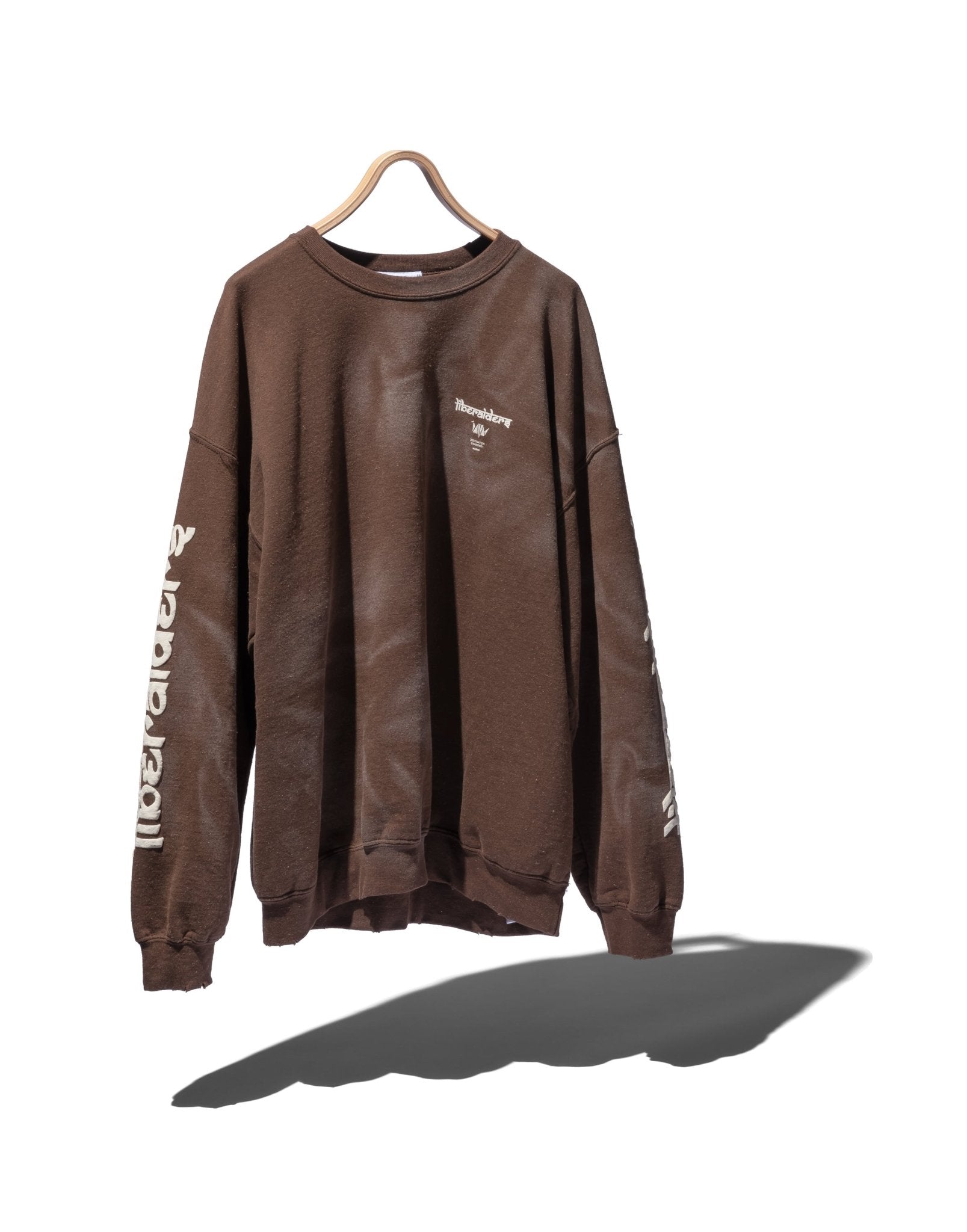 LR Sleeve Logo Vintage Crewneck - LIBERAIDERS