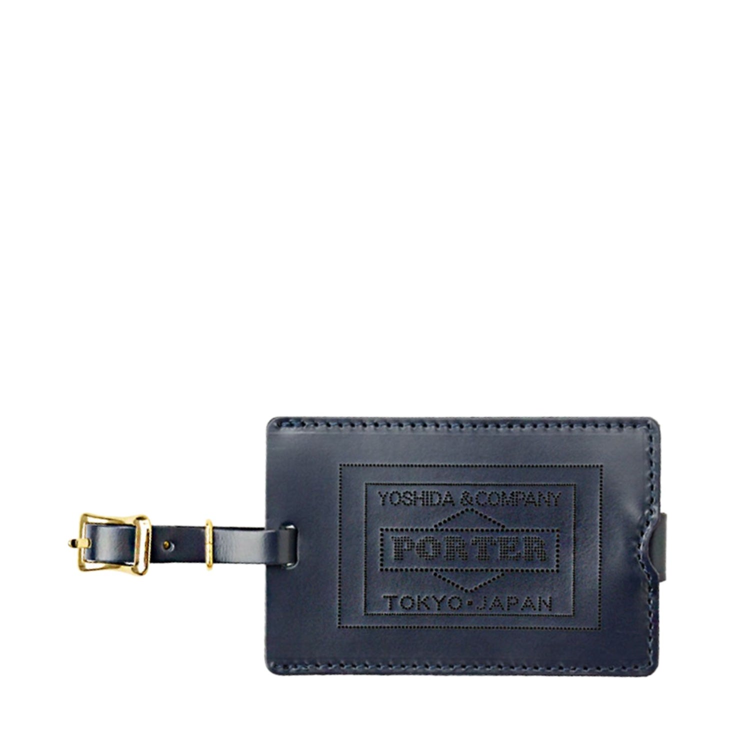 LUGGAGE TAG GLASS LEATHER - PORTER