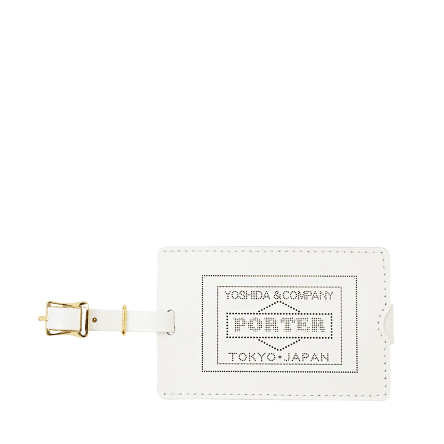 LUGGAGE TAG GLASS LEATHER - PORTER