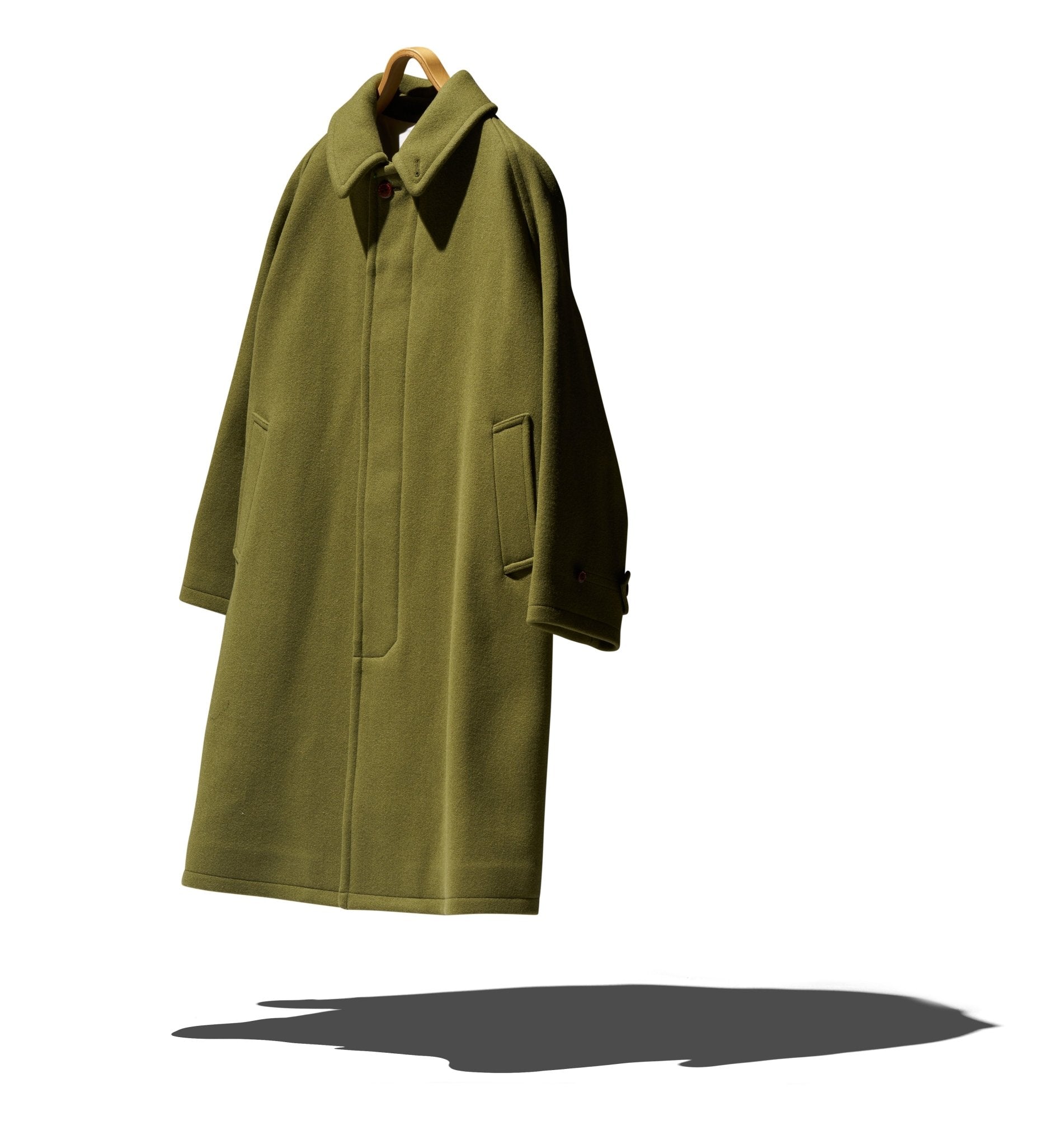 MELTON BALMACAAN COAT - DIE DREI BERGE