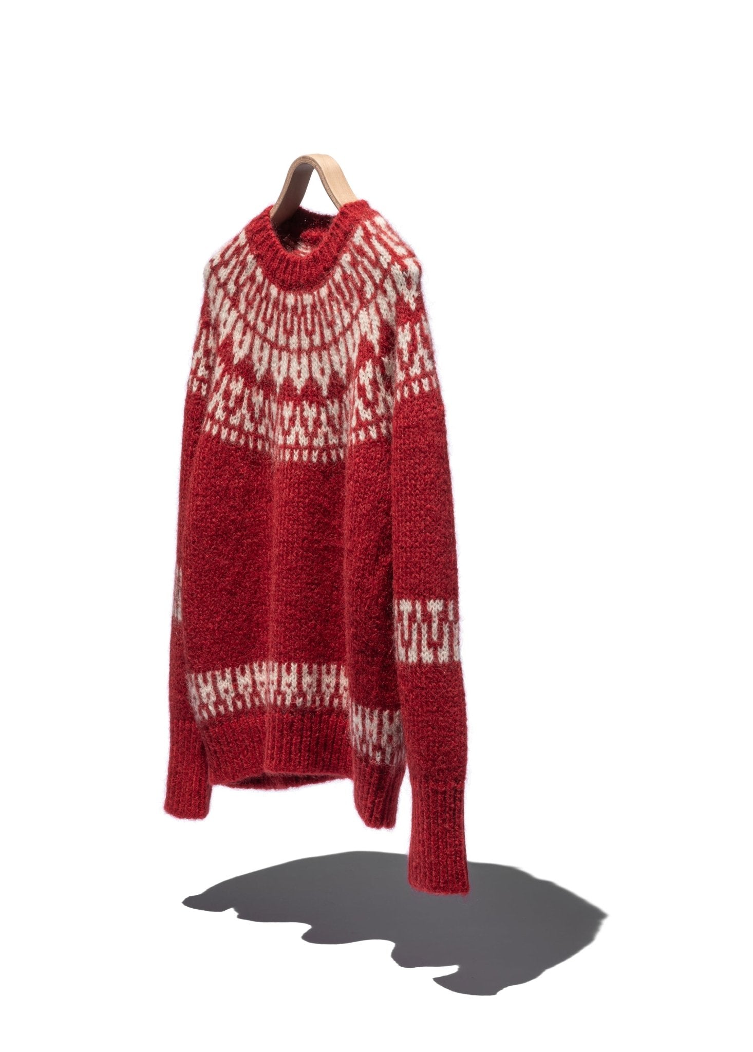 Mohair Nordic Crew Neck - BATONER