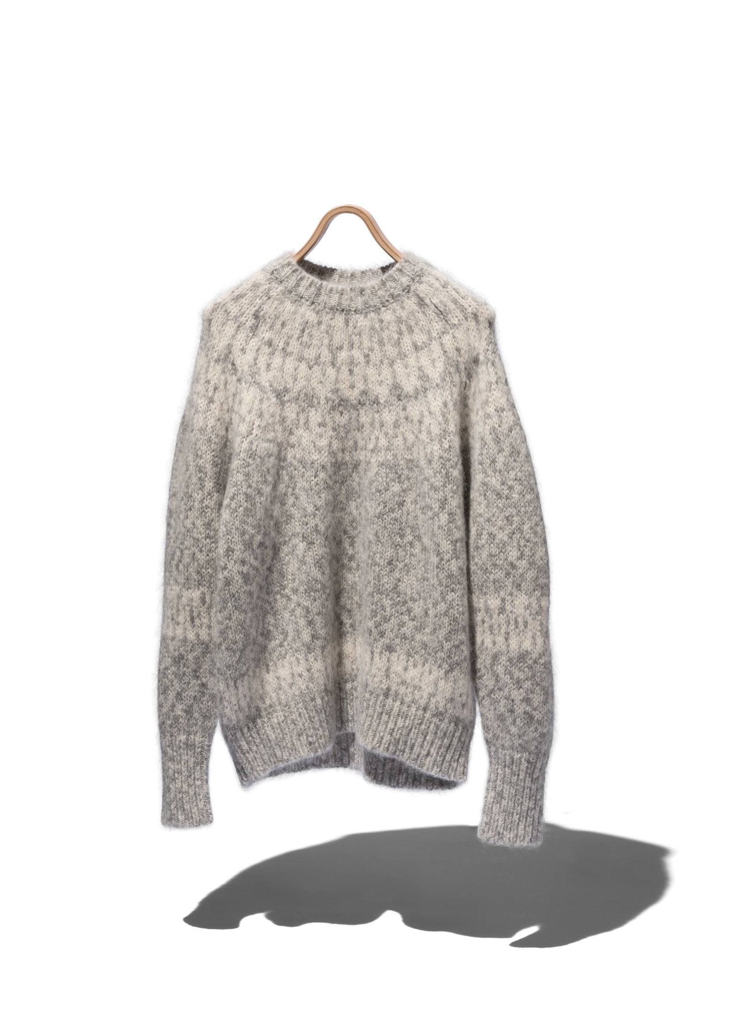 Mohair Nordic Crew Neck - BATONER