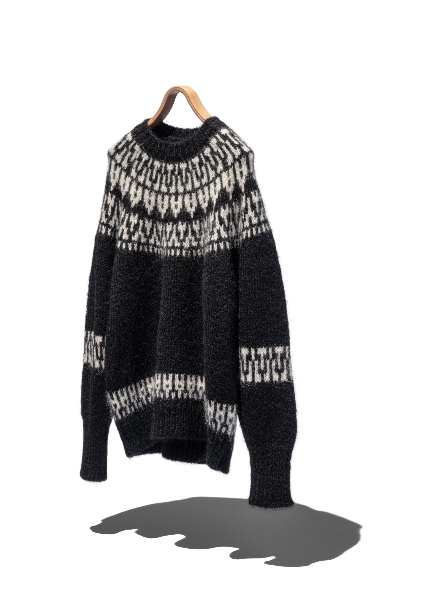 Mohair Nordic Crew Neck - BATONER