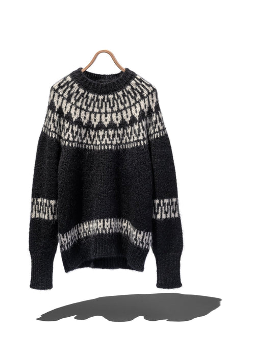 Mohair Nordic Crew Neck