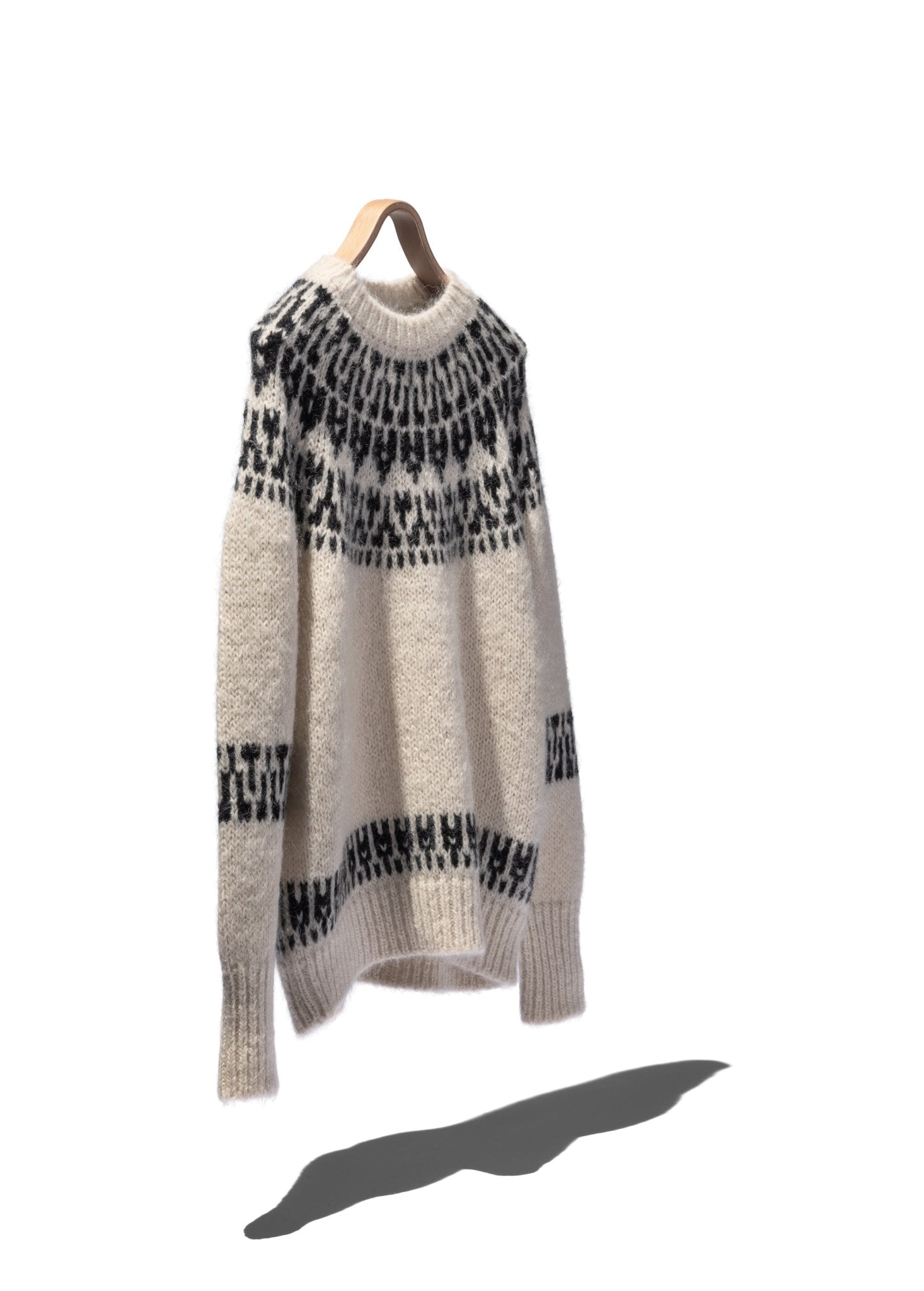 Mohair Nordic Crew Neck - BATONER