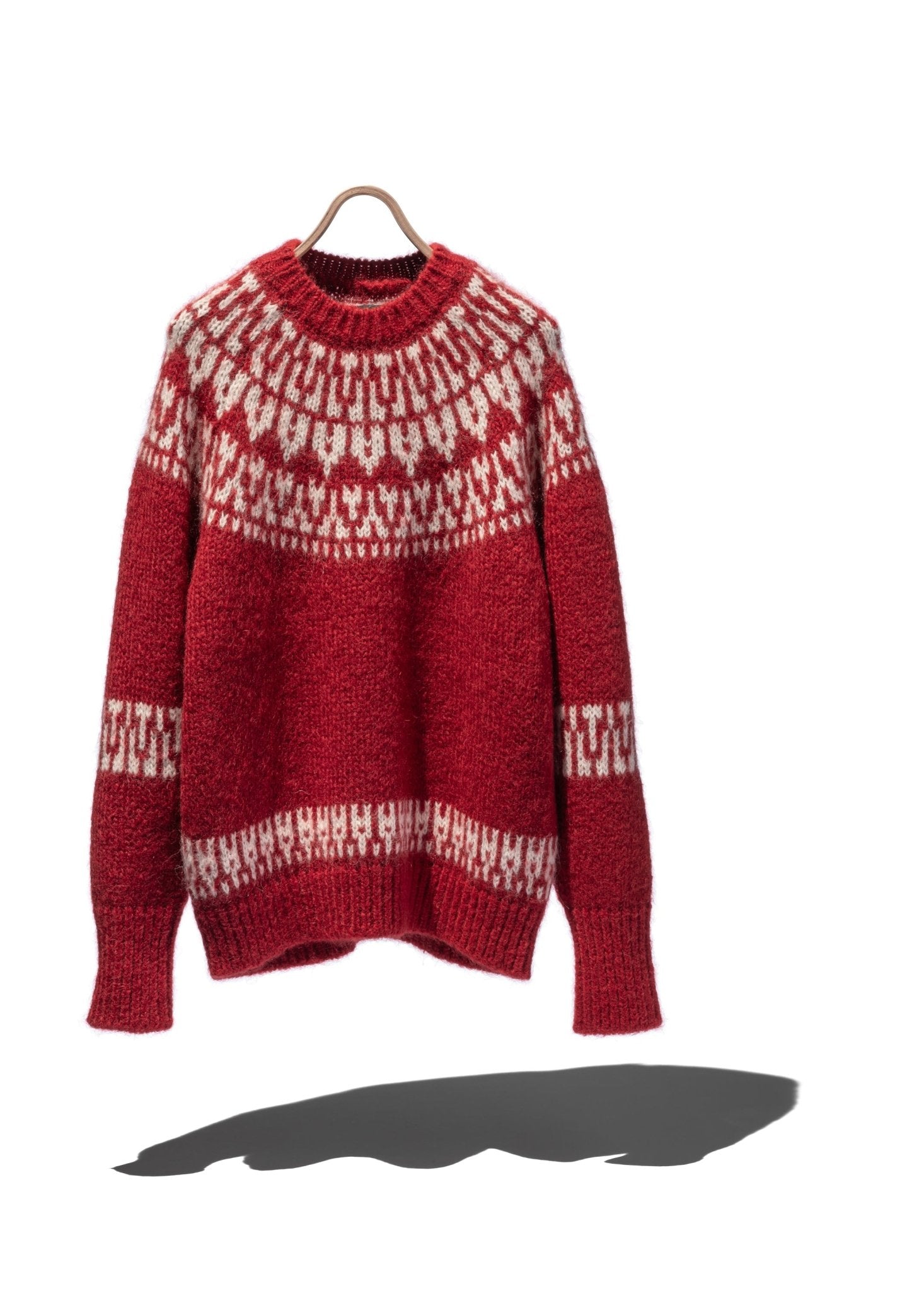Mohair Nordic Crew Neck - BATONER