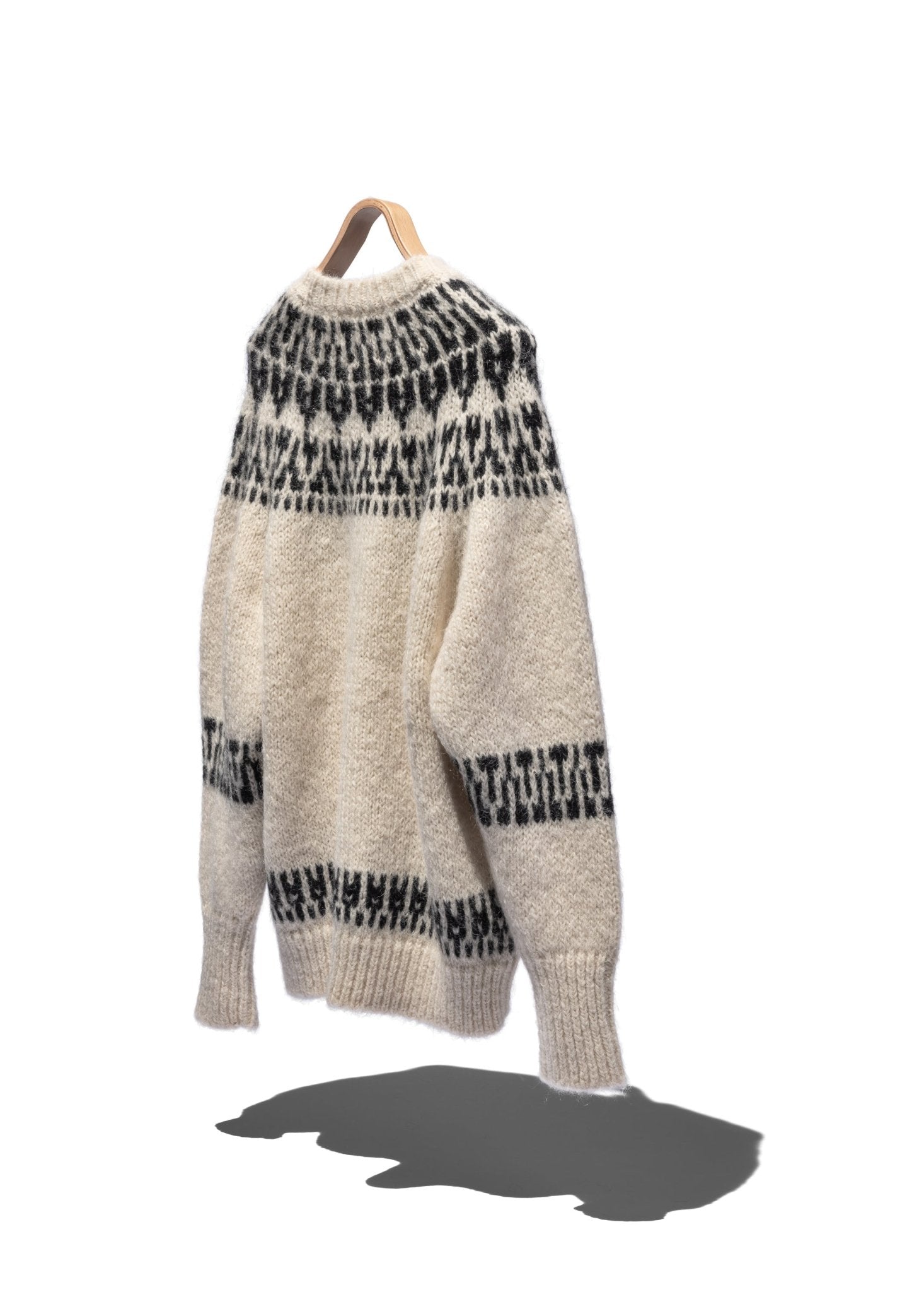 Mohair Nordic Crew Neck - BATONER