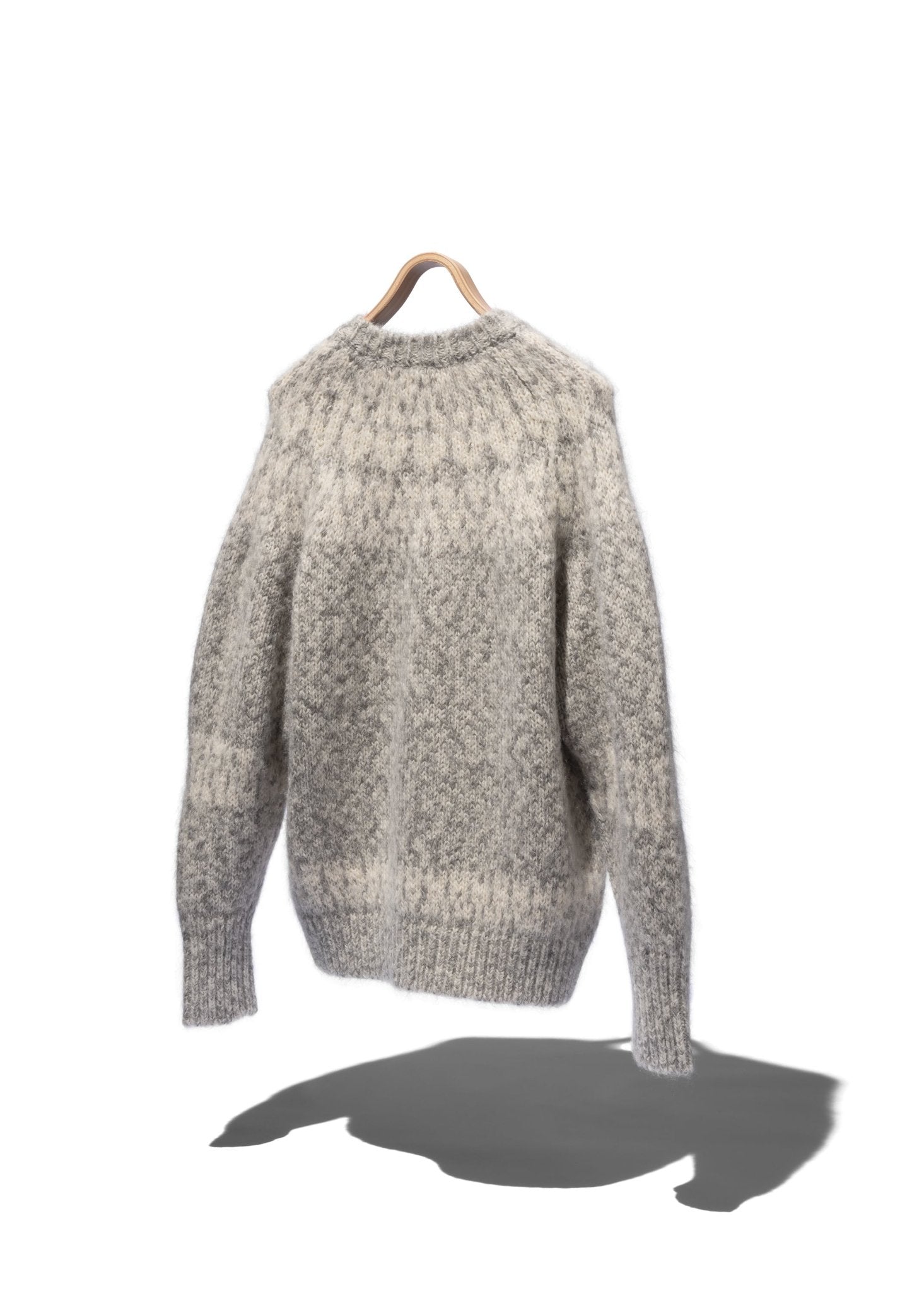 Mohair Nordic Crew Neck - BATONER