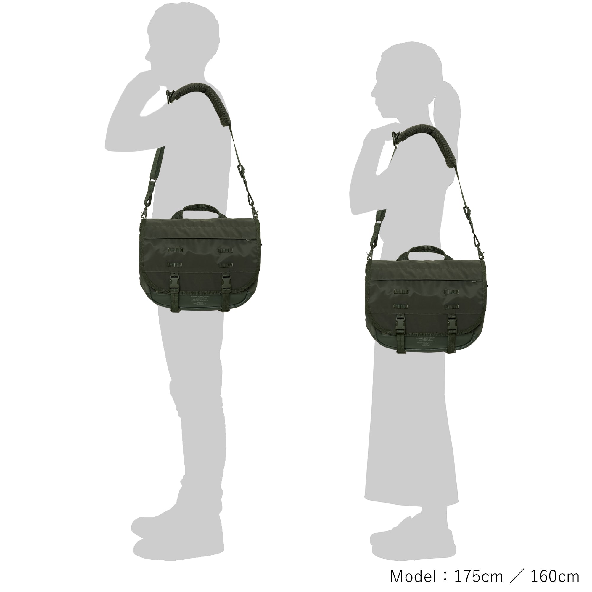 MONOCHROME MESSENGER BAG(S) - PORTER