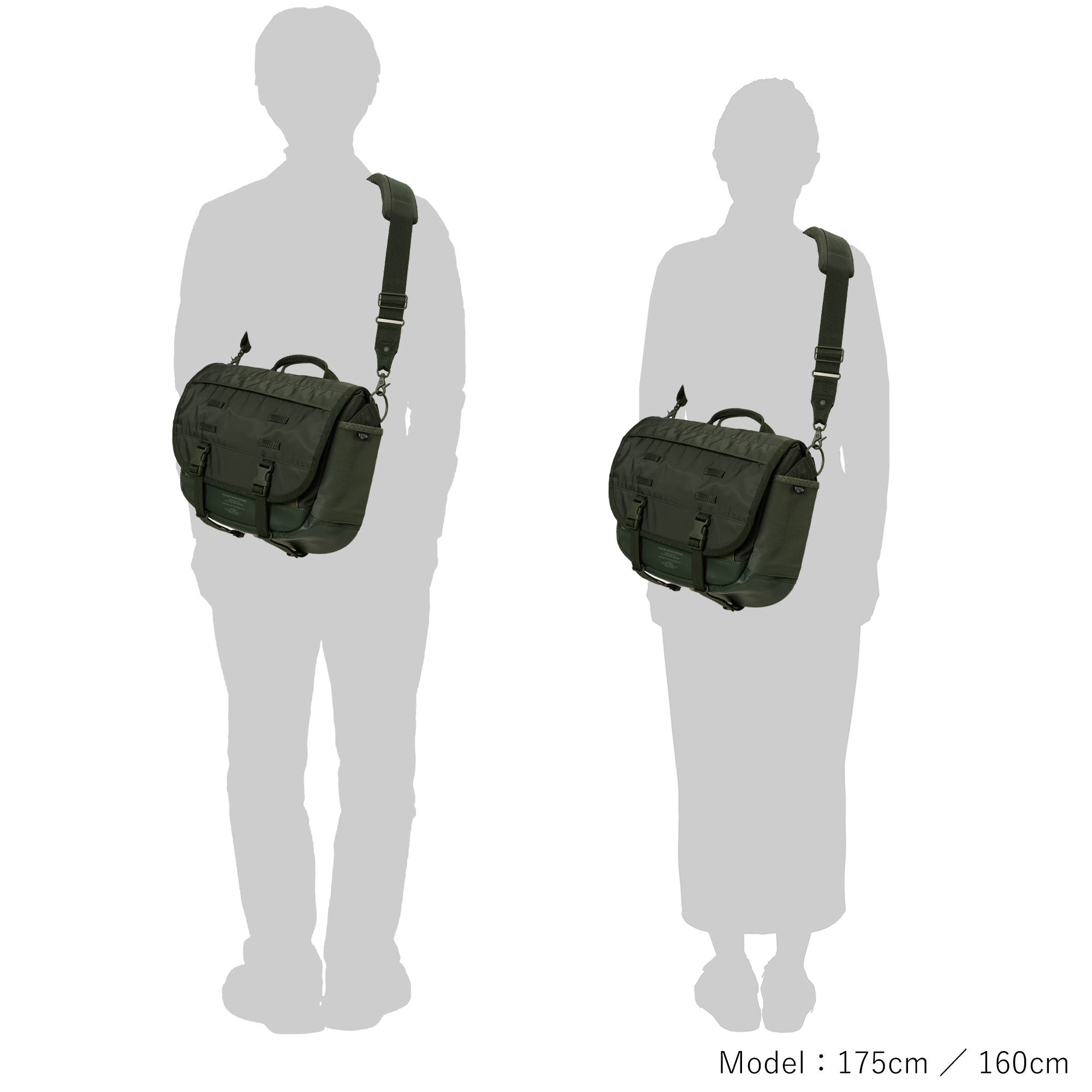 MONOCHROME MESSENGER BAG(S) - PORTER