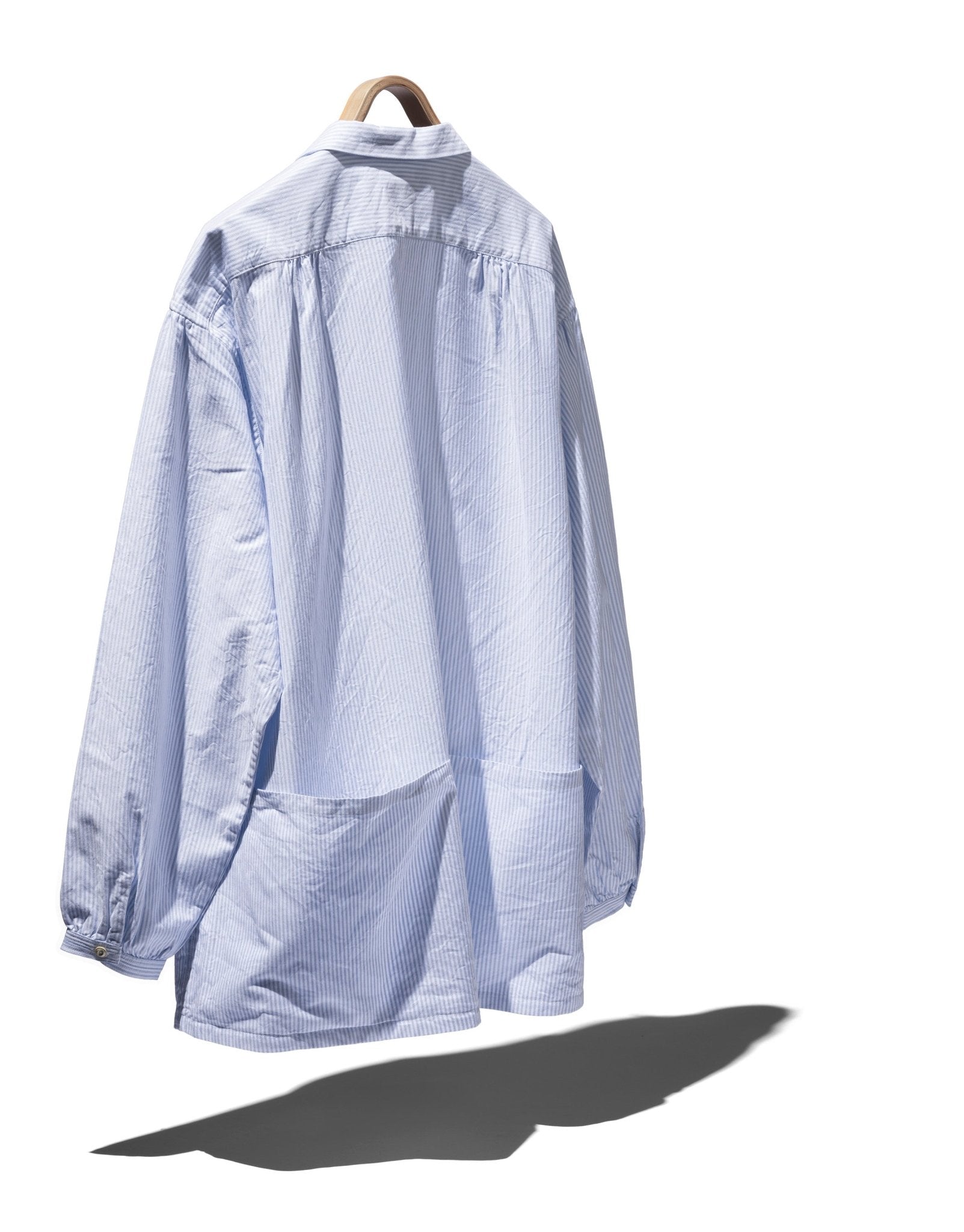 Multi - pocket Blue Shirt - DIE DREI BERGE