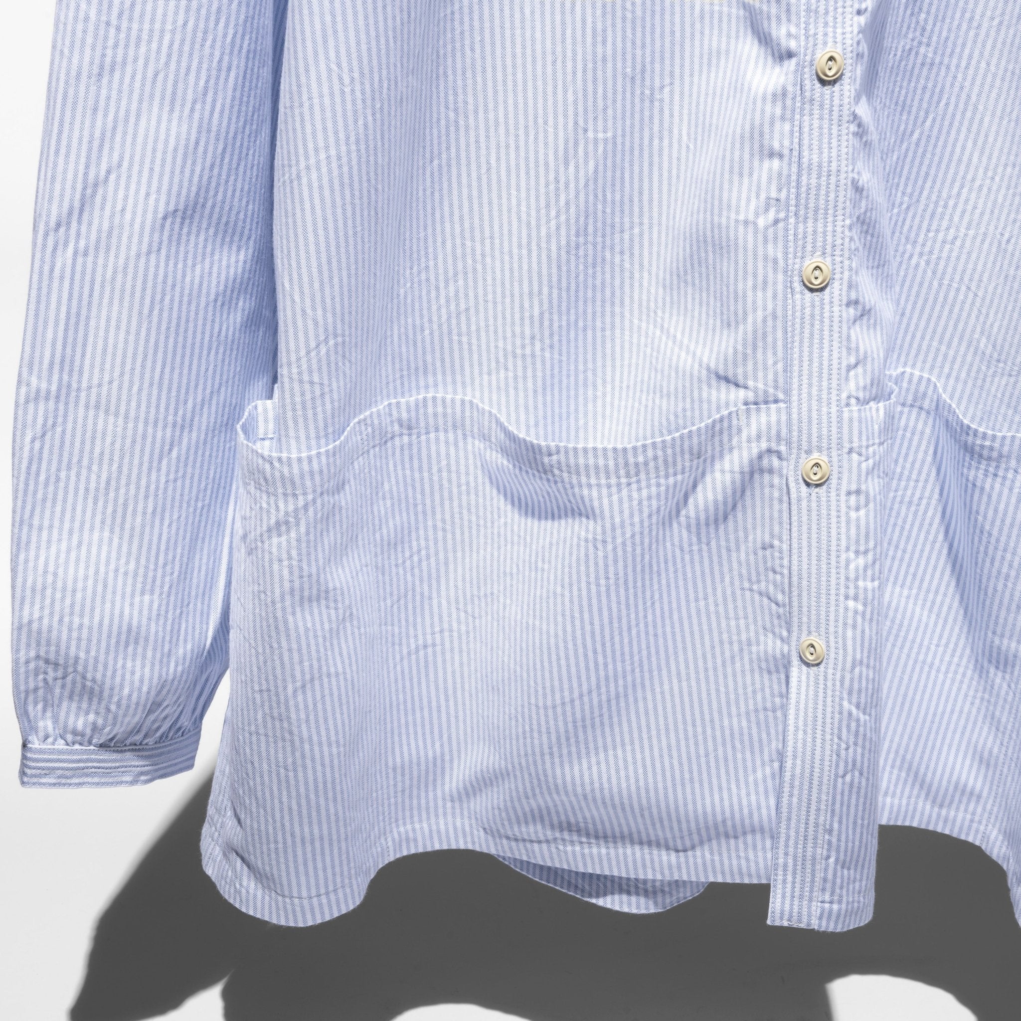 Multi - pocket Blue Shirt - DIE DREI BERGE