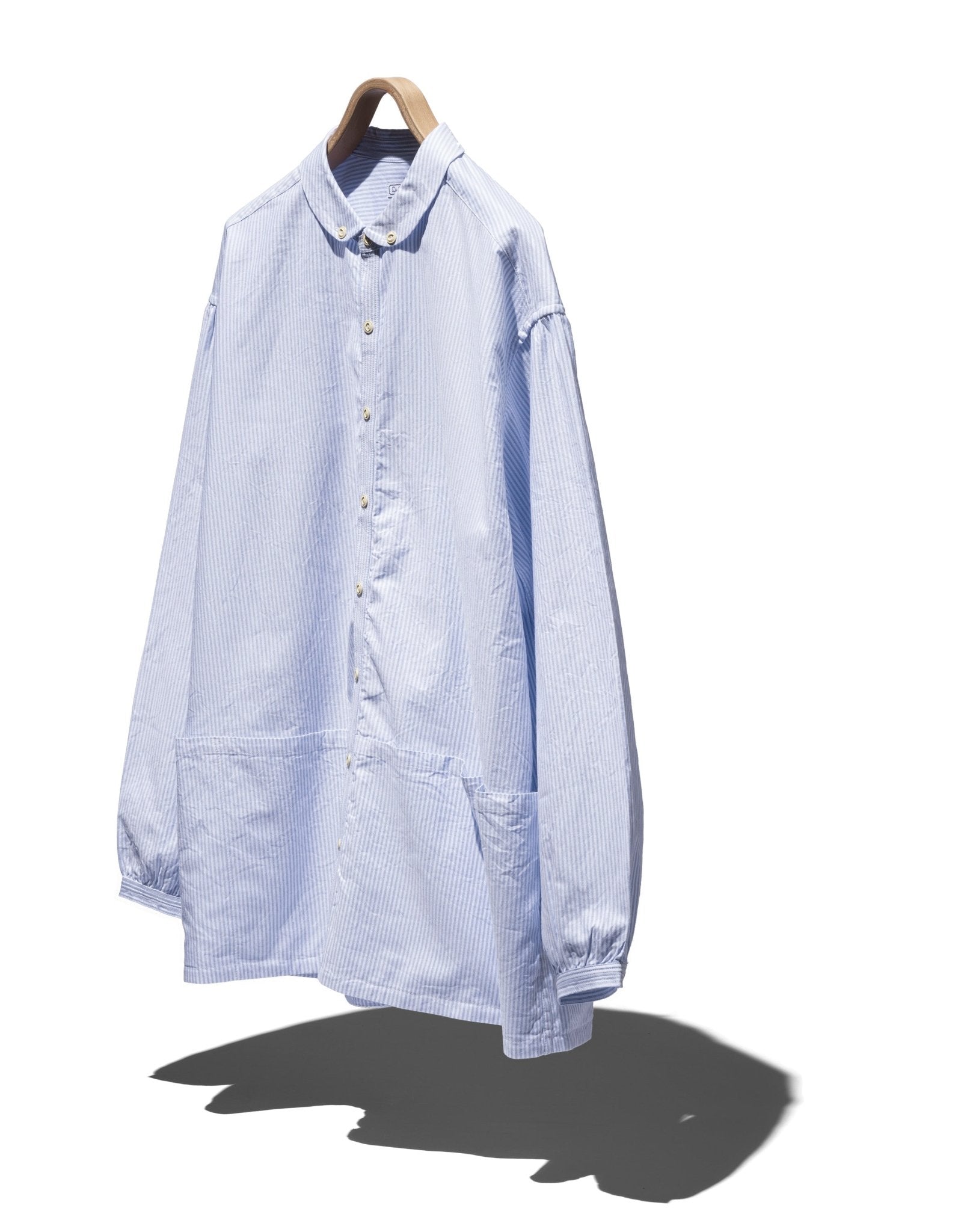 Multi - pocket Blue Shirt - DIE DREI BERGE