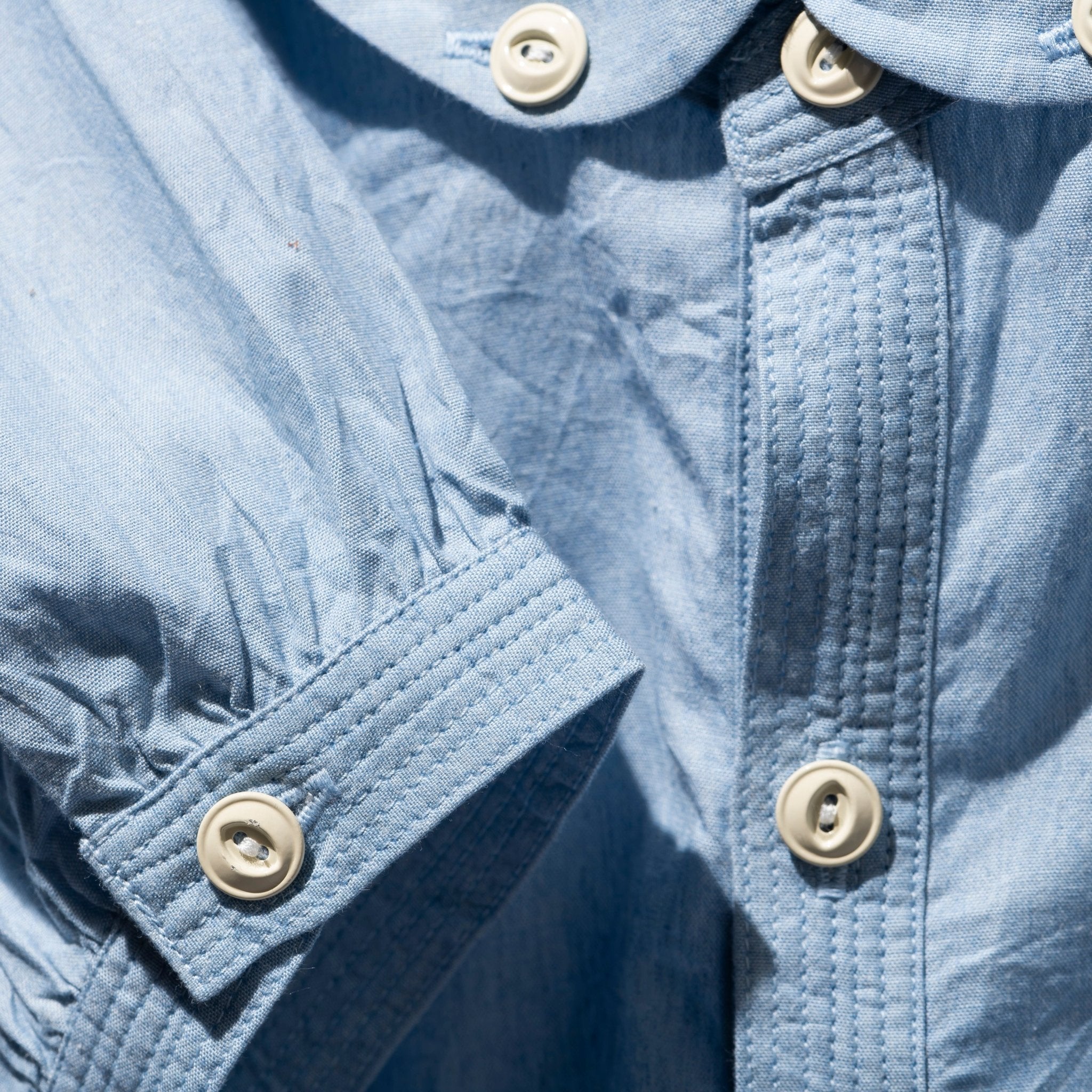 Multi - pocket SAX Indigo Shirt - DIE DREI BERGE
