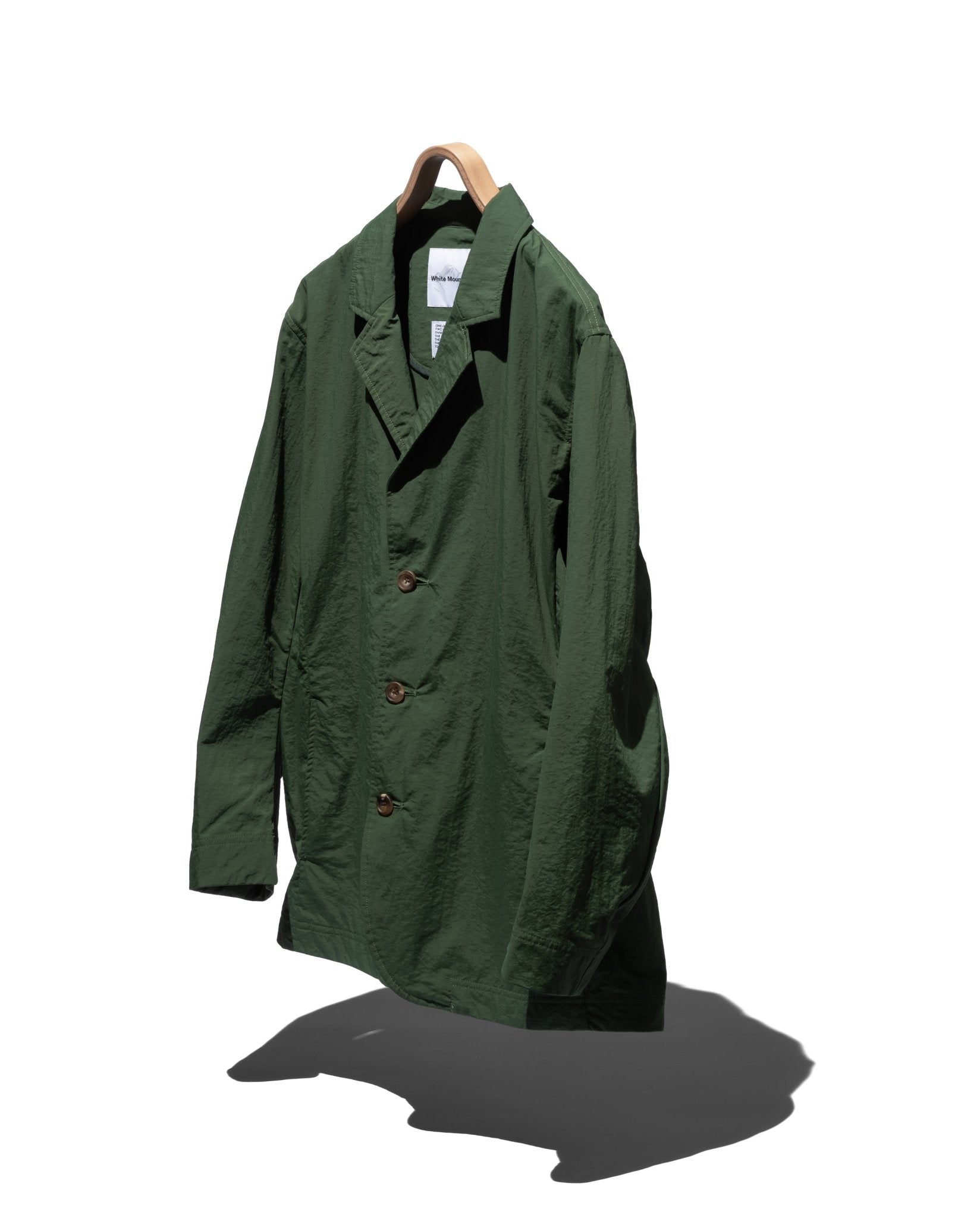 NYLON LAPEL JACKET - WHITE MOUNTAINEERING