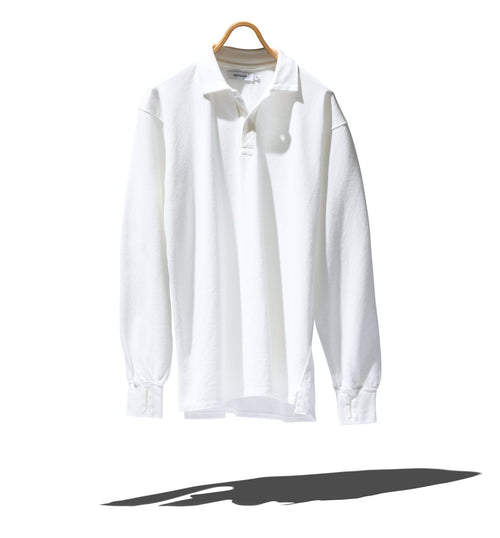 OFFICER L/S POLO SHIRT COTTON PIQUE OVERDYED