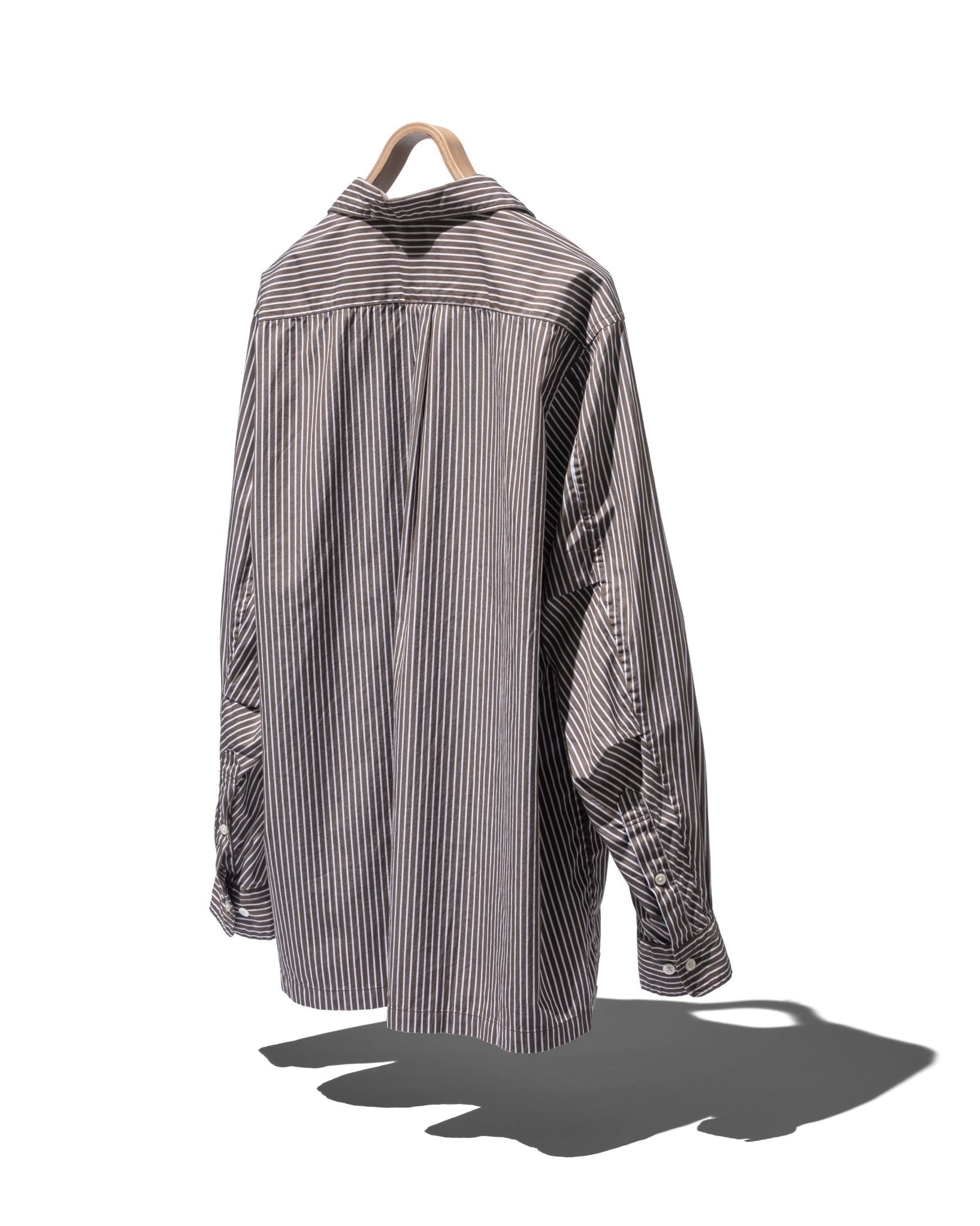 OFFICER L/S SHIRT COTTON BROAD LONDON STRIPE - NONNATIVE