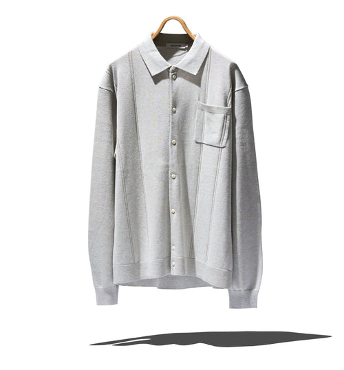 OFFICER POLO CARDIGAN T/C/H YARN