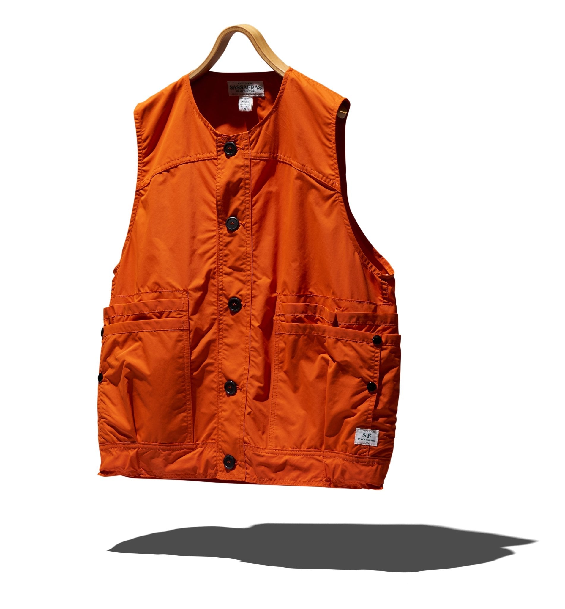 トップス SASSAFRAS OVERGROWN HIKER VEST M SIZE OVERGROWN HIKER VEST – WORDS SOUNDS COLORS & SHAPES