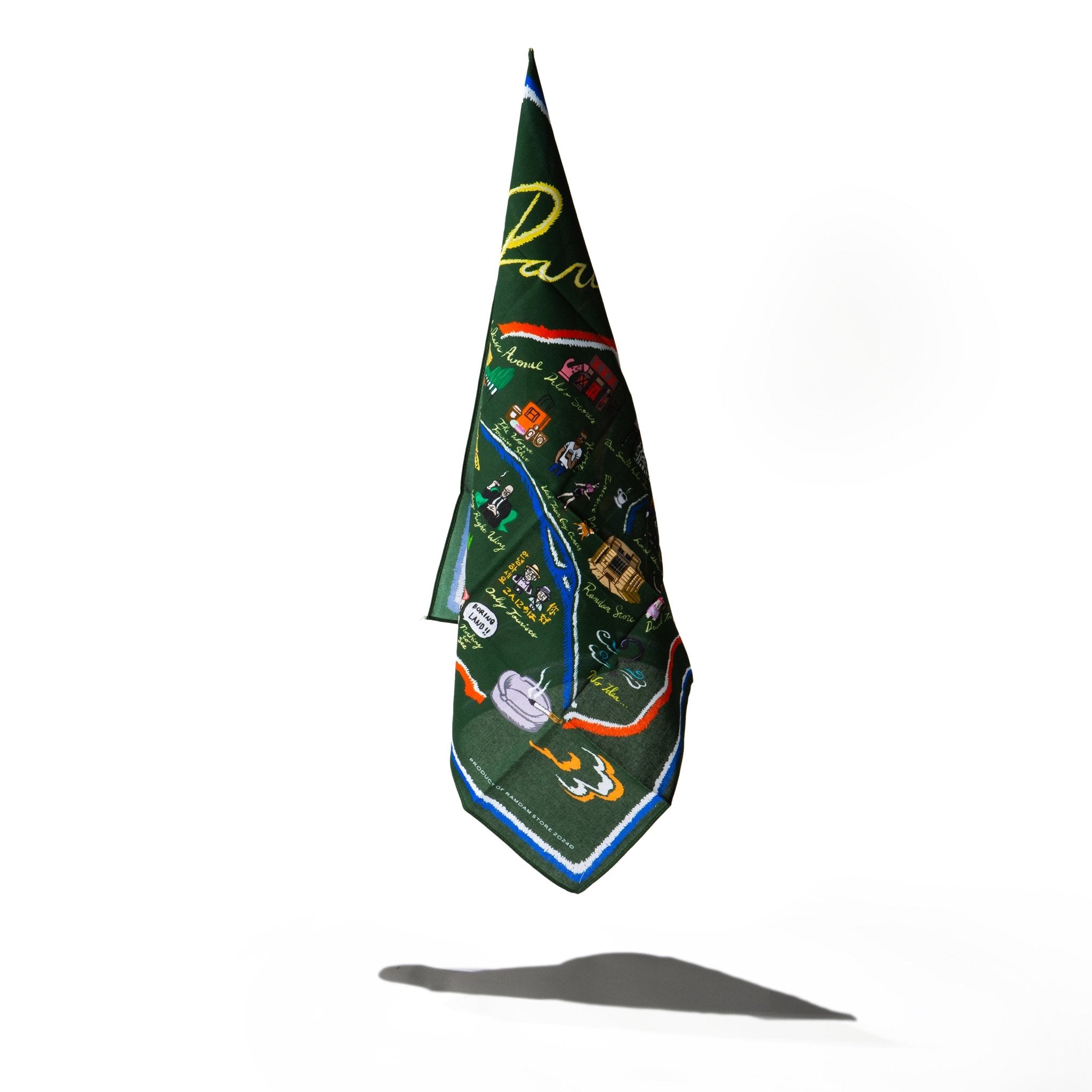 PARISIAN SCARF - WORDS SOUNDS COLORS & SHAPES