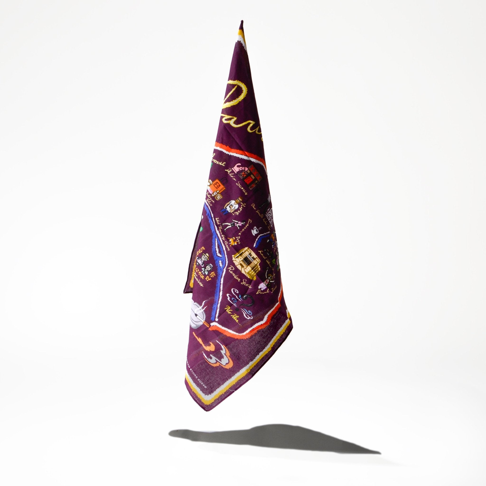 PARISIAN SCARF - WORDS SOUNDS COLORS & SHAPES