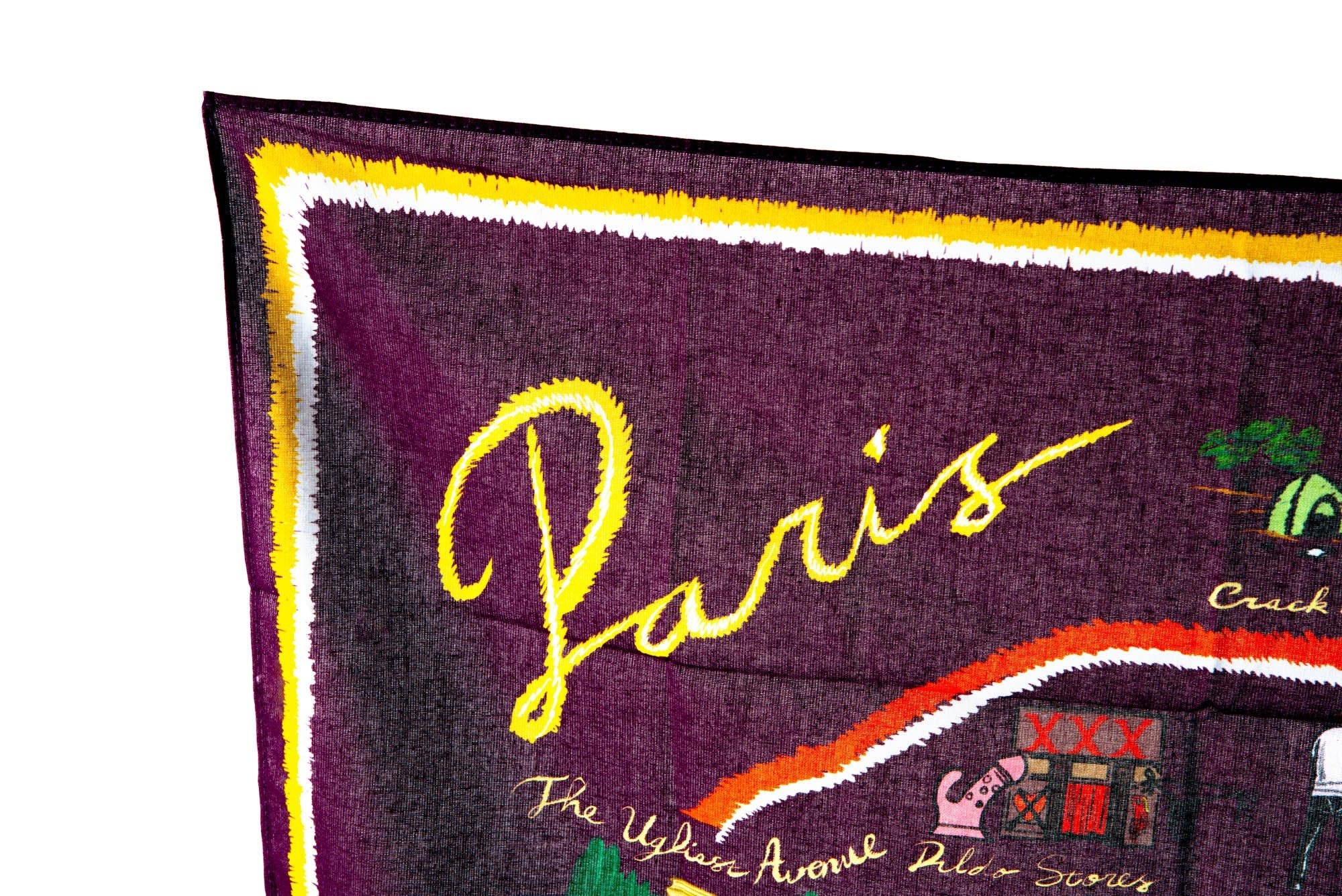PARISIAN SCARF - WORDS SOUNDS COLORS & SHAPES