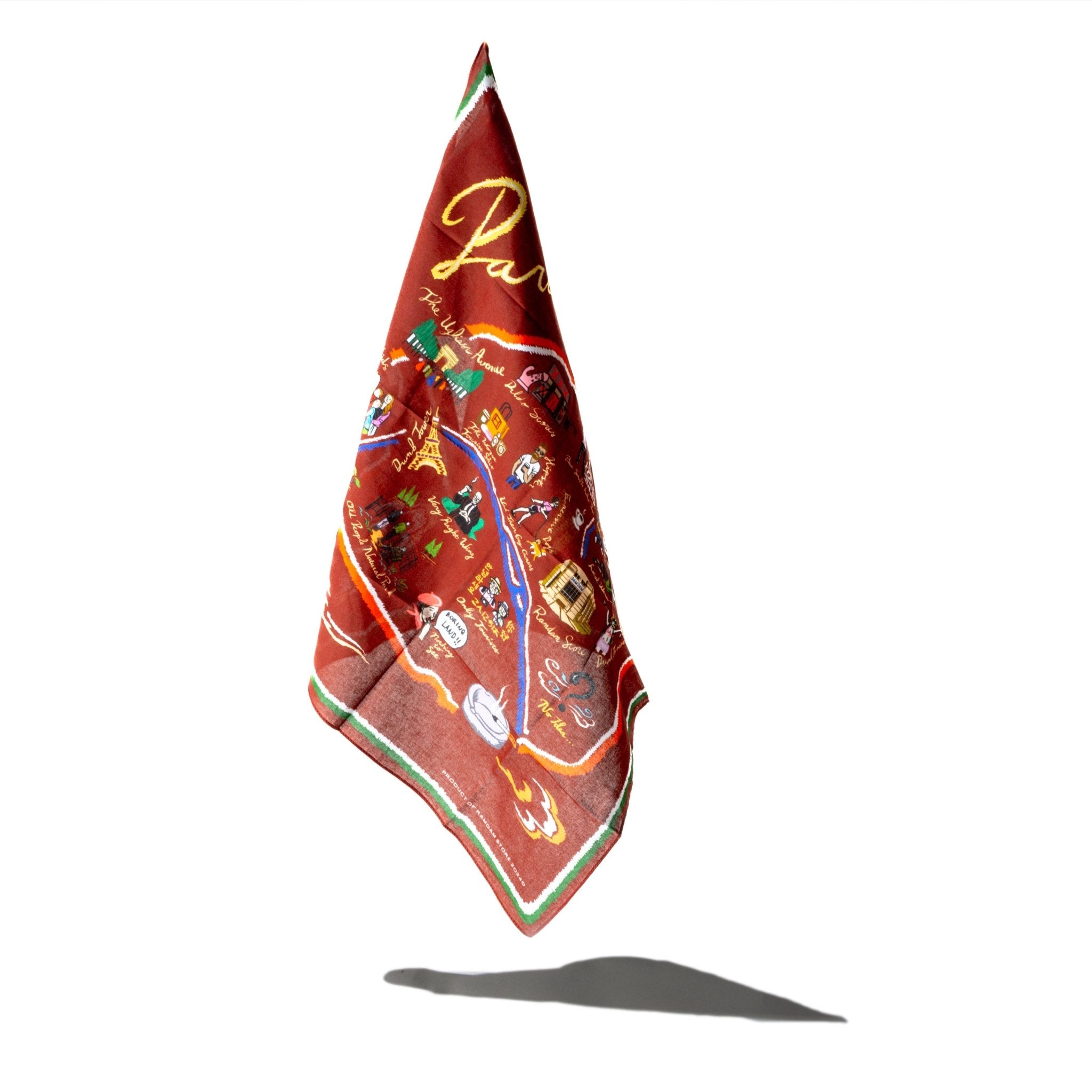 PARISIAN SCARF - WORDS SOUNDS COLORS & SHAPES