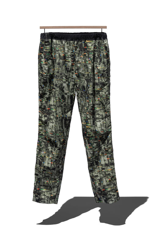 PERTEX printed drawstring pants