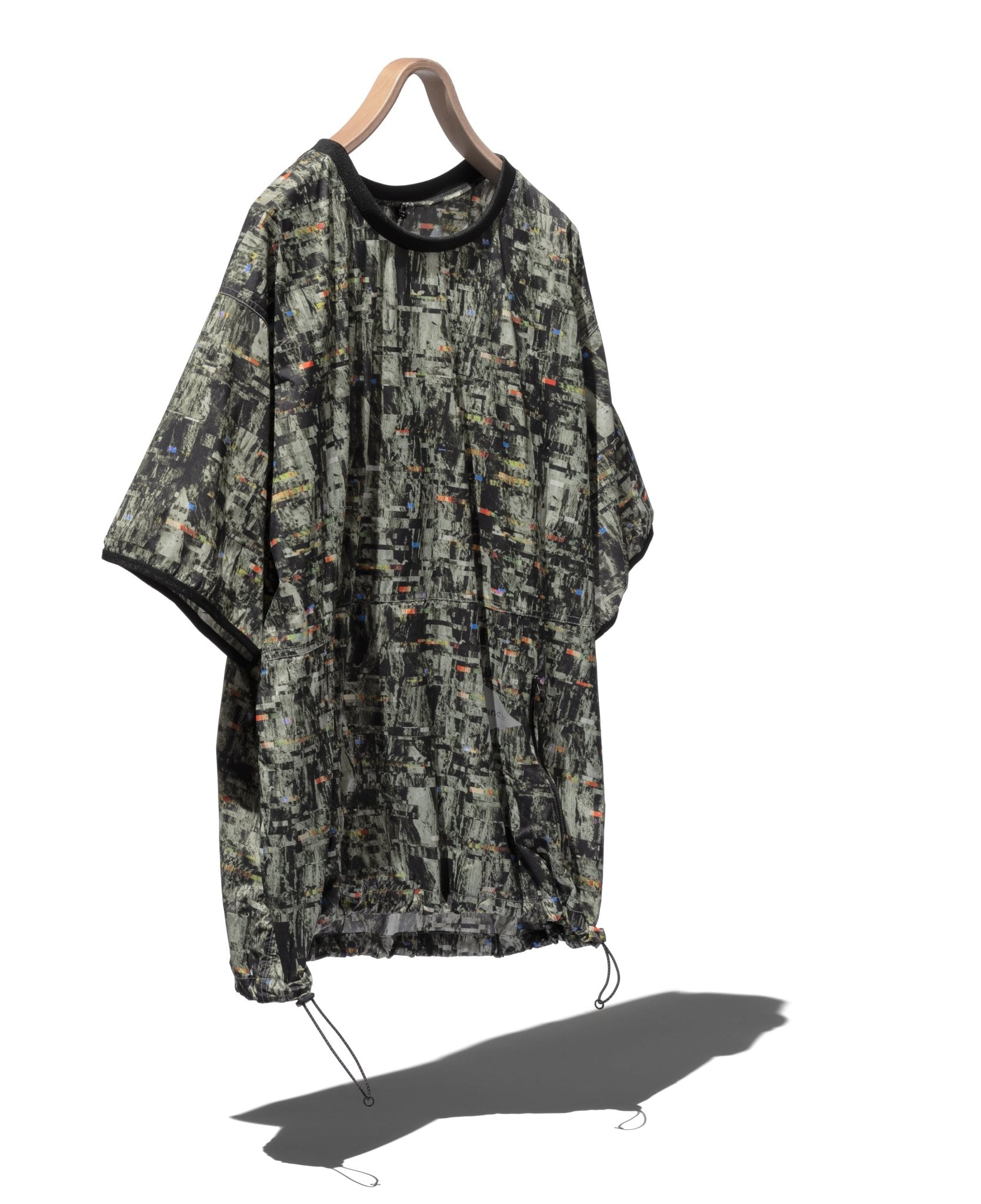 PERTEX printed wind T - AND WANDER