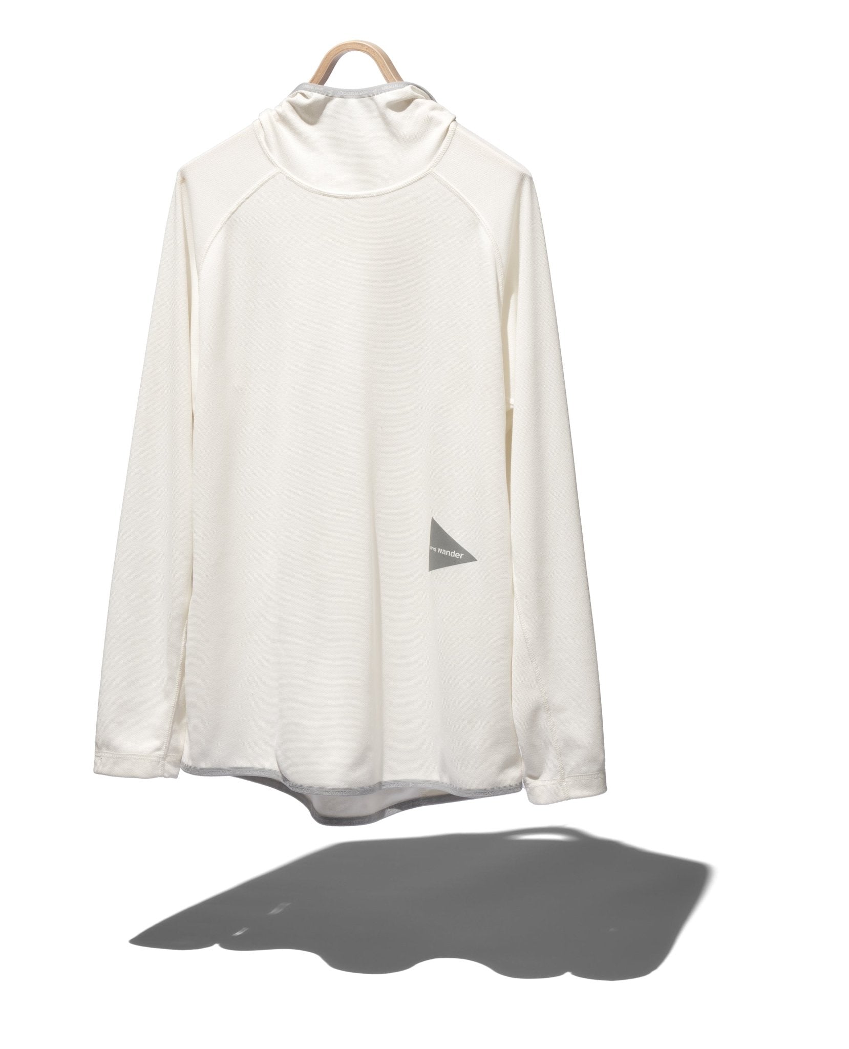 Power dry jersey LS hoodie - AND WANDER