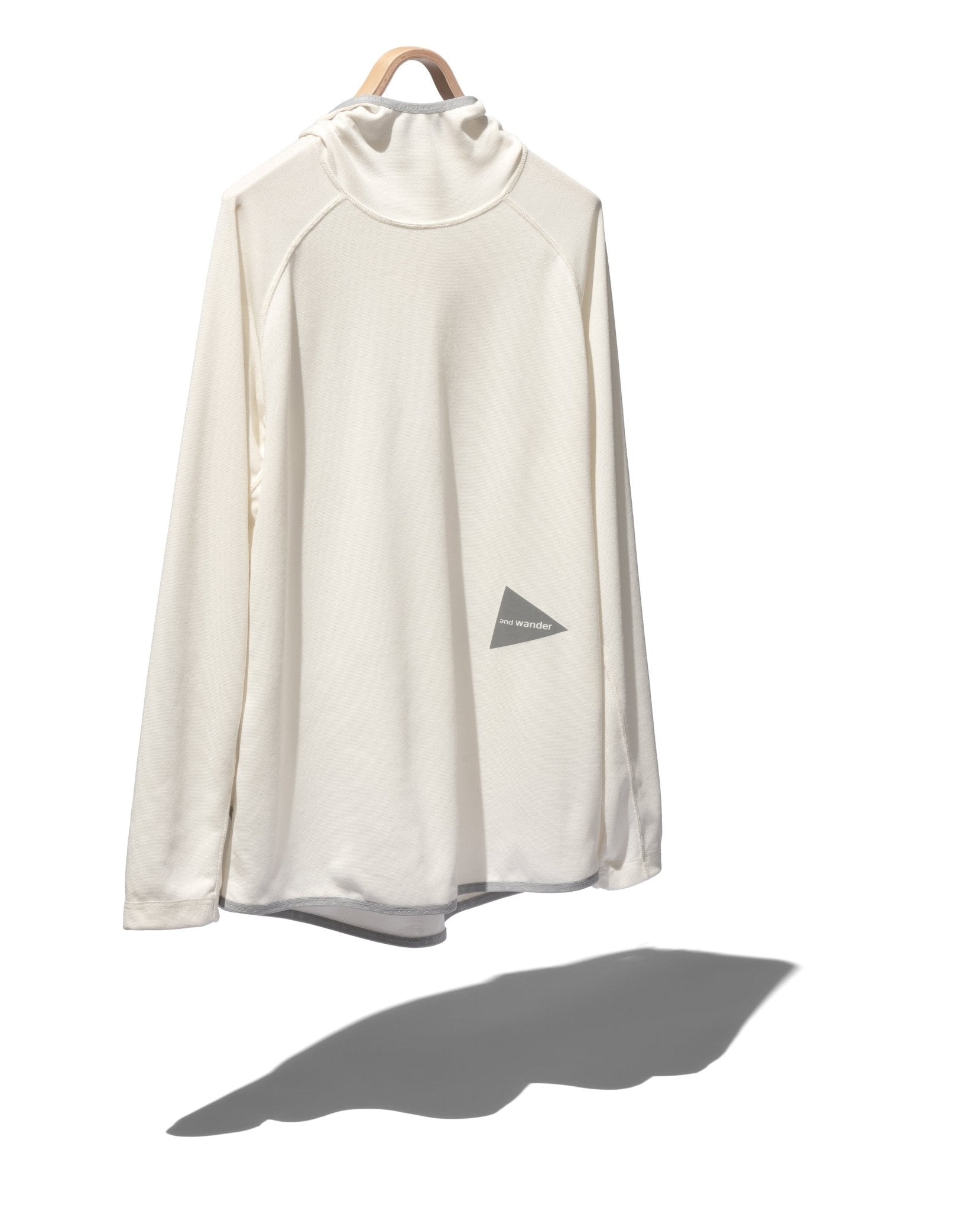 Power dry jersey LS hoodie - AND WANDER