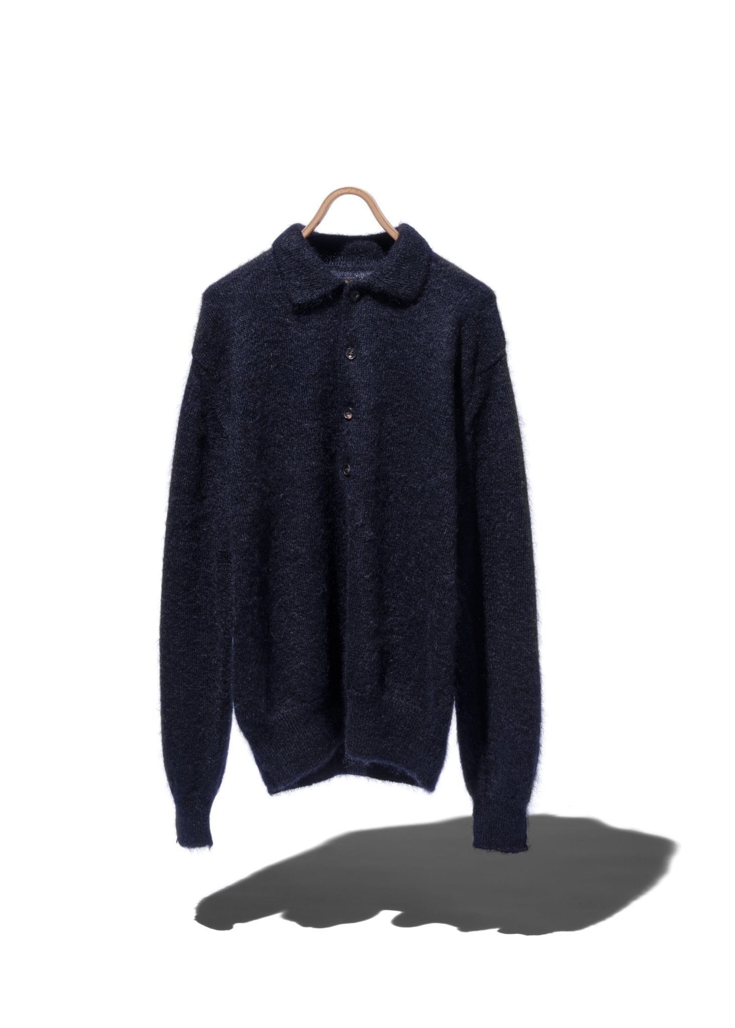 トップス BATONER PURE MOHAIR KNIT POLO BATONER PURE MOHAIR KNIT POLO - メルカリ