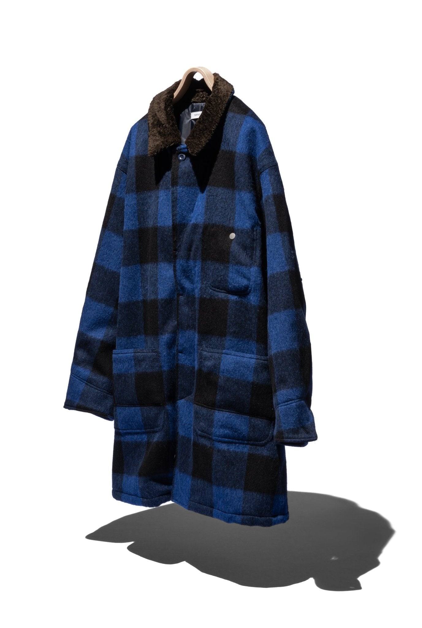 Rancher Long Coat W/P/N/A Wool Dobby Buffalo Check with GORE - TEX Windstopper - NONNATIVE