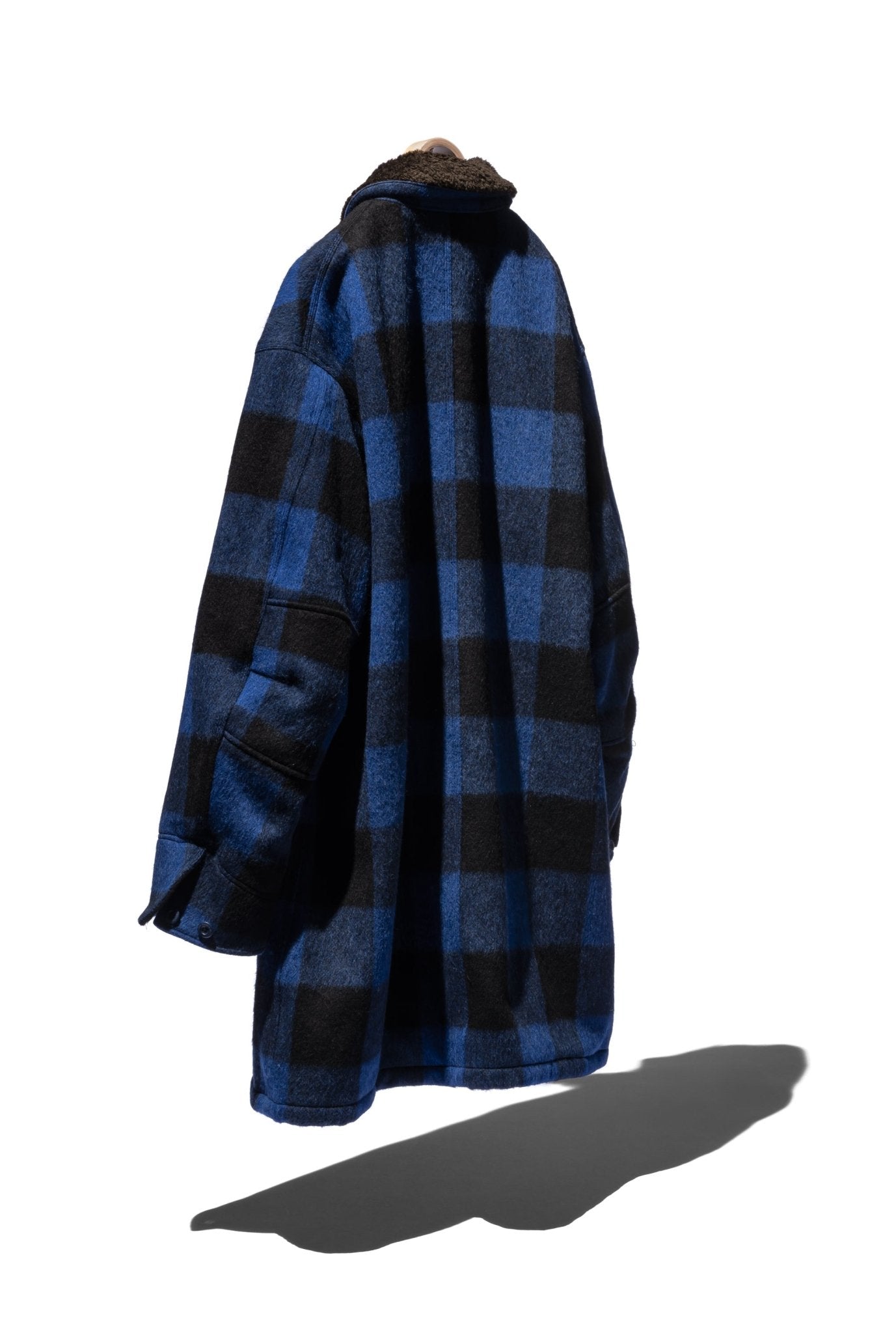 Rancher Long Coat W/P/N/A Wool Dobby Buffalo Check with GORE - TEX Windstopper - NONNATIVE