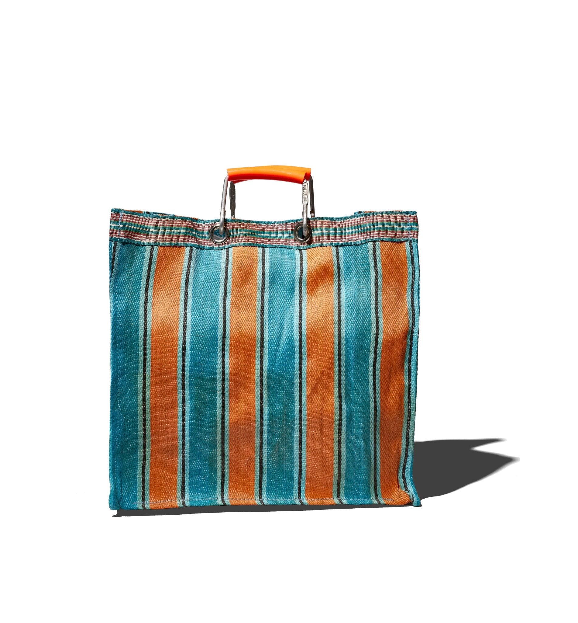 RECYCLED PLASTIC STRIPE BAG SQUARE/C - PUEBCO