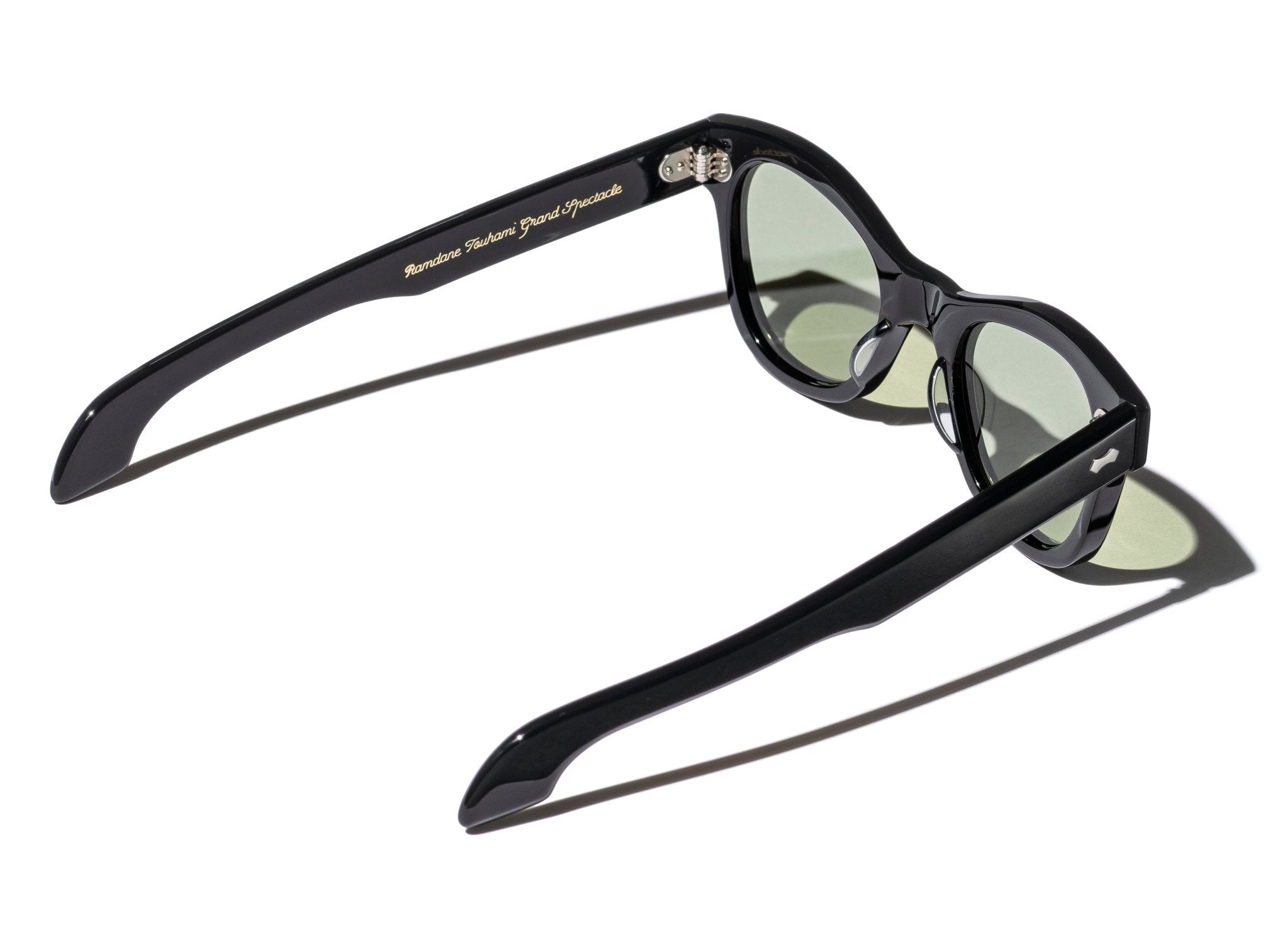 RT01 SUNGLASSES (BLACK / GREEN LENSES) - GRAND SPECTACLE