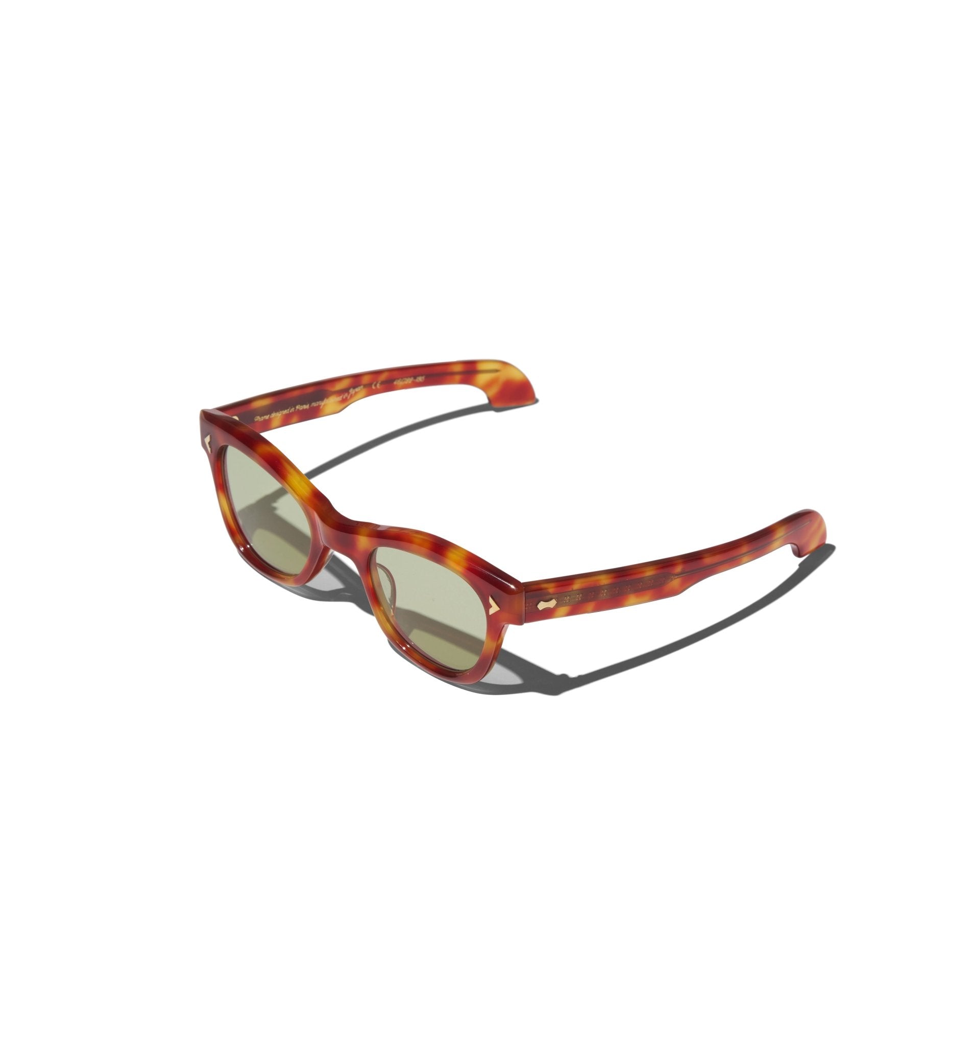 RT01 SUNGLASSES (MAHOGANY/ GREEN LENSES) - GRAND SPECTACLE