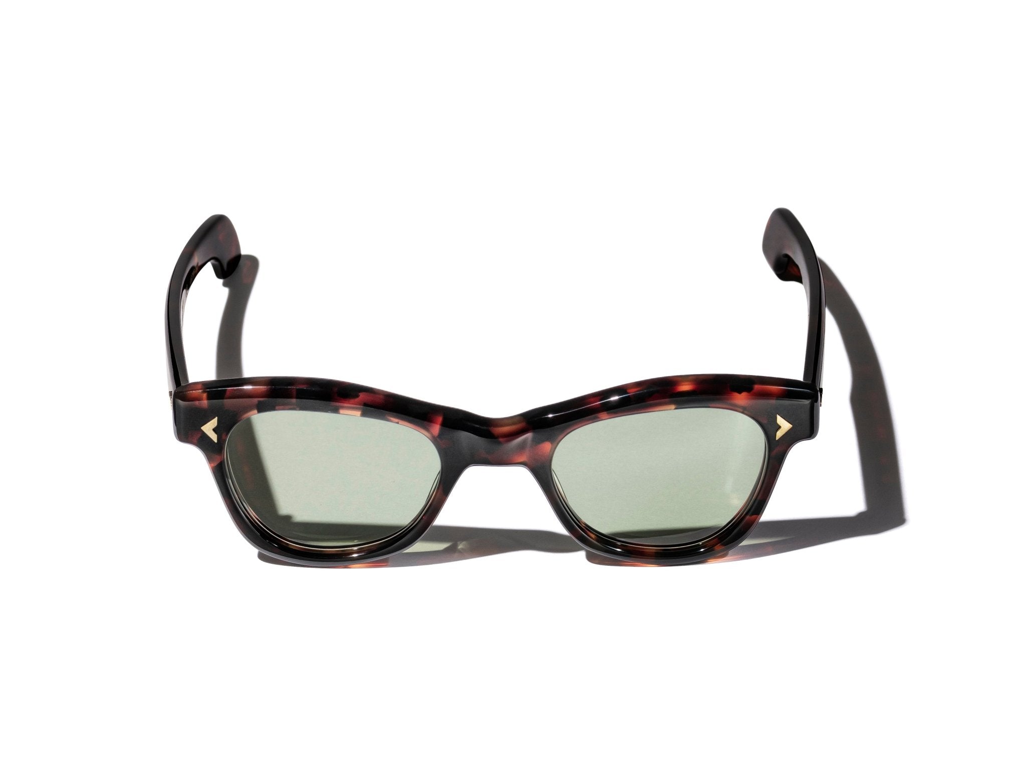 RT01 SUNGLASSES (TORTOISE SHELL / GREEN LENSES) - GRAND SPECTACLE