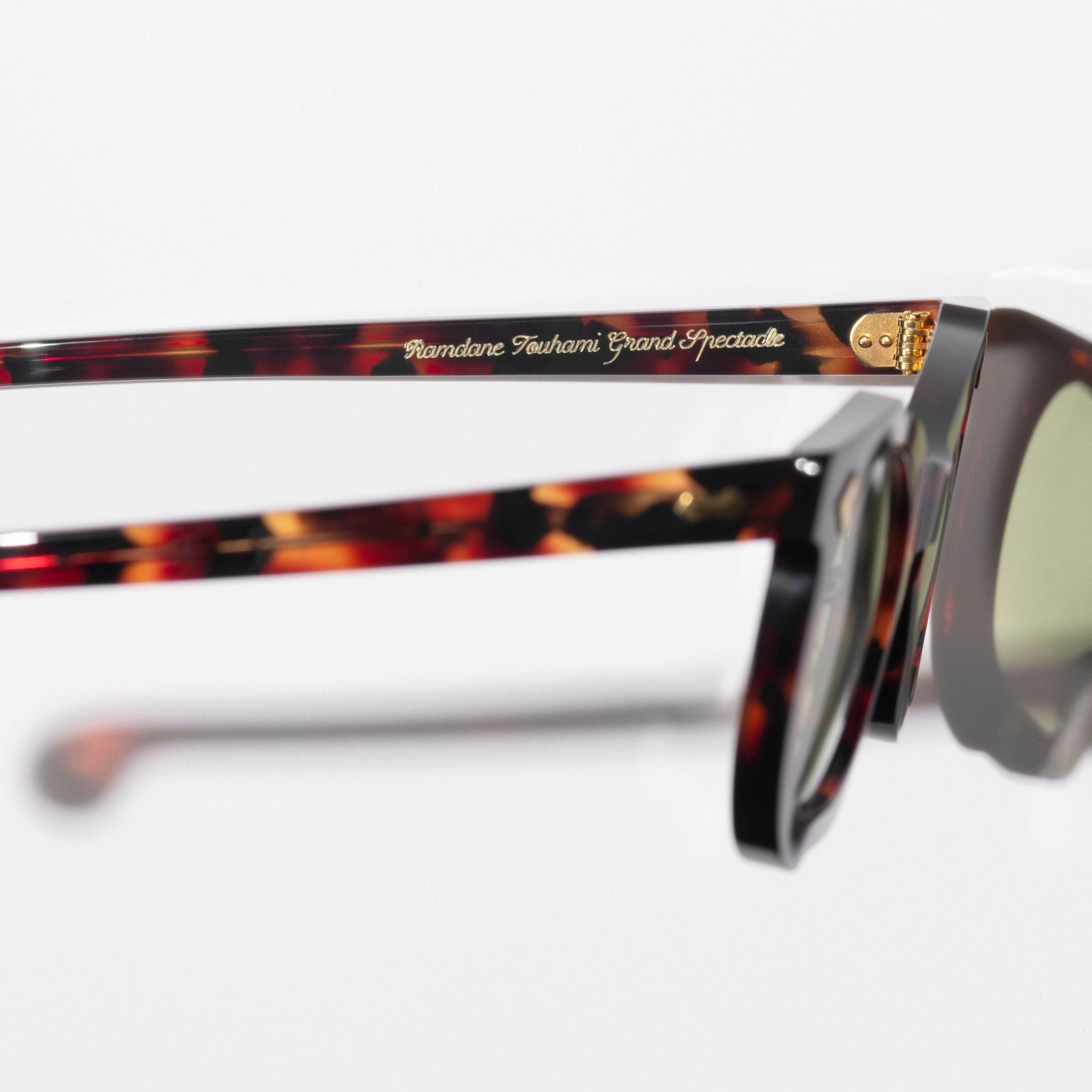 RT01 SUNGLASSES (TORTOISE SHELL / GREEN LENSES) - GRAND SPECTACLE