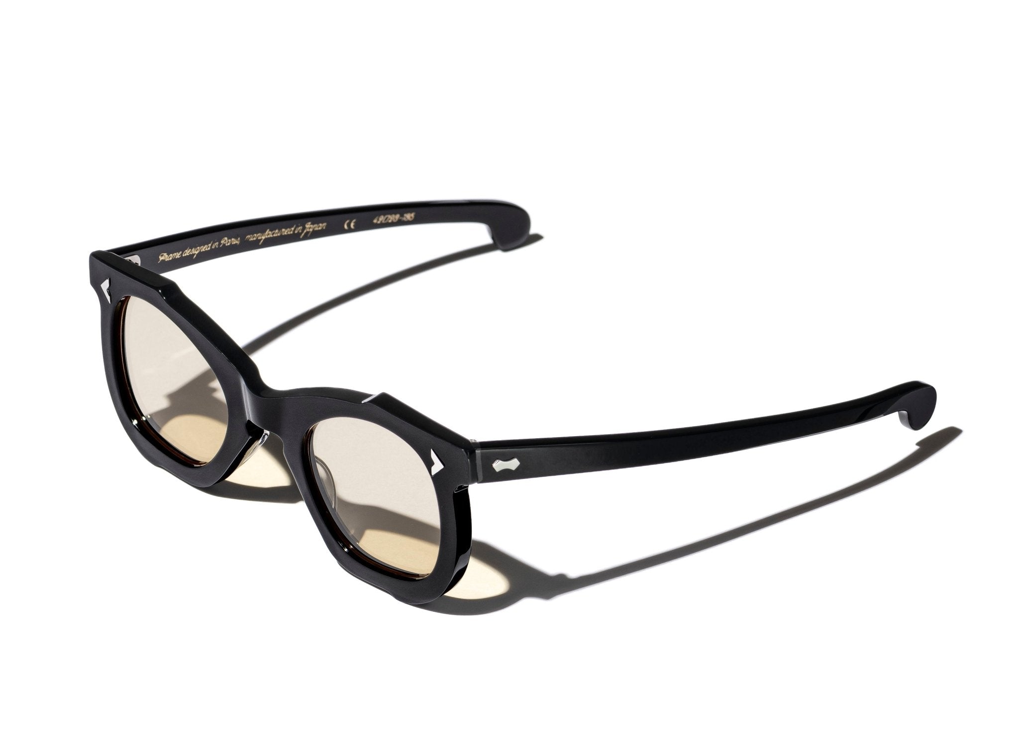 RT02 SUNGLASSES (BLACK / YELLOW LENSES) - GRAND SPECTACLE