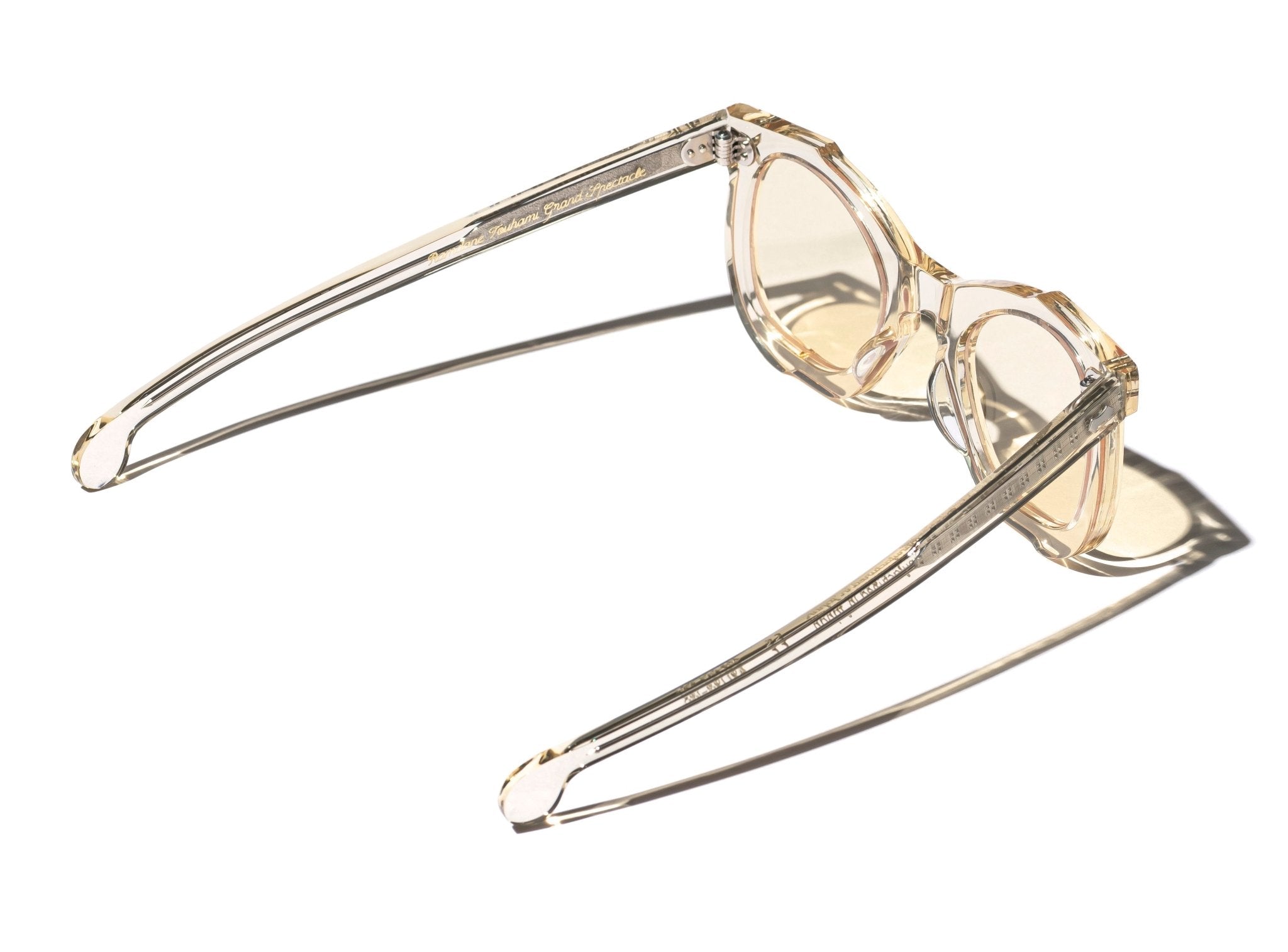 RT02 SUNGLASSES (TRANSPARENT / YELLOW LENSES) - GRAND SPECTACLE