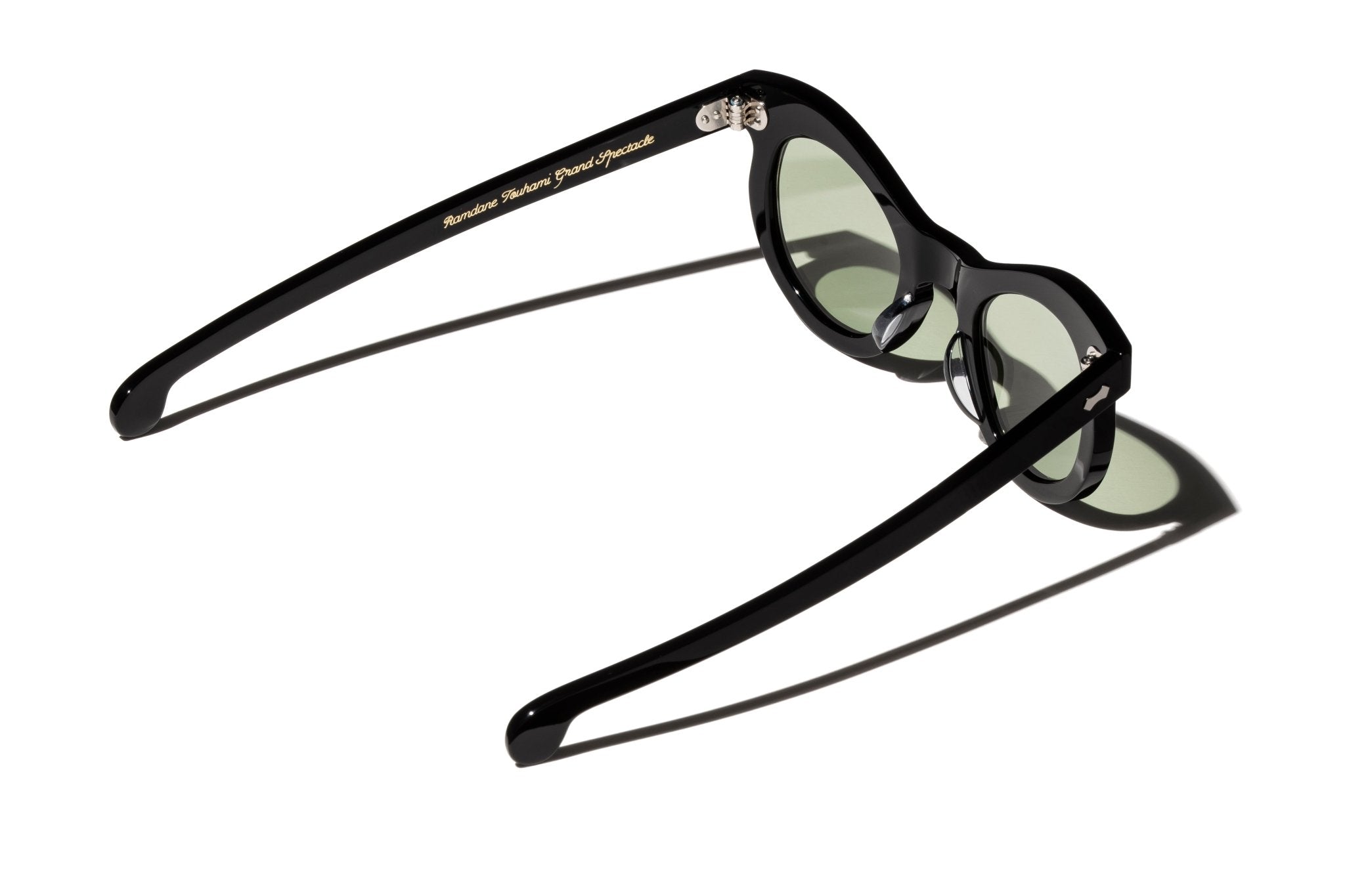RT03 SUNGLASSES (BLACK / GREEN LENSES) - GRAND SPECTACLE