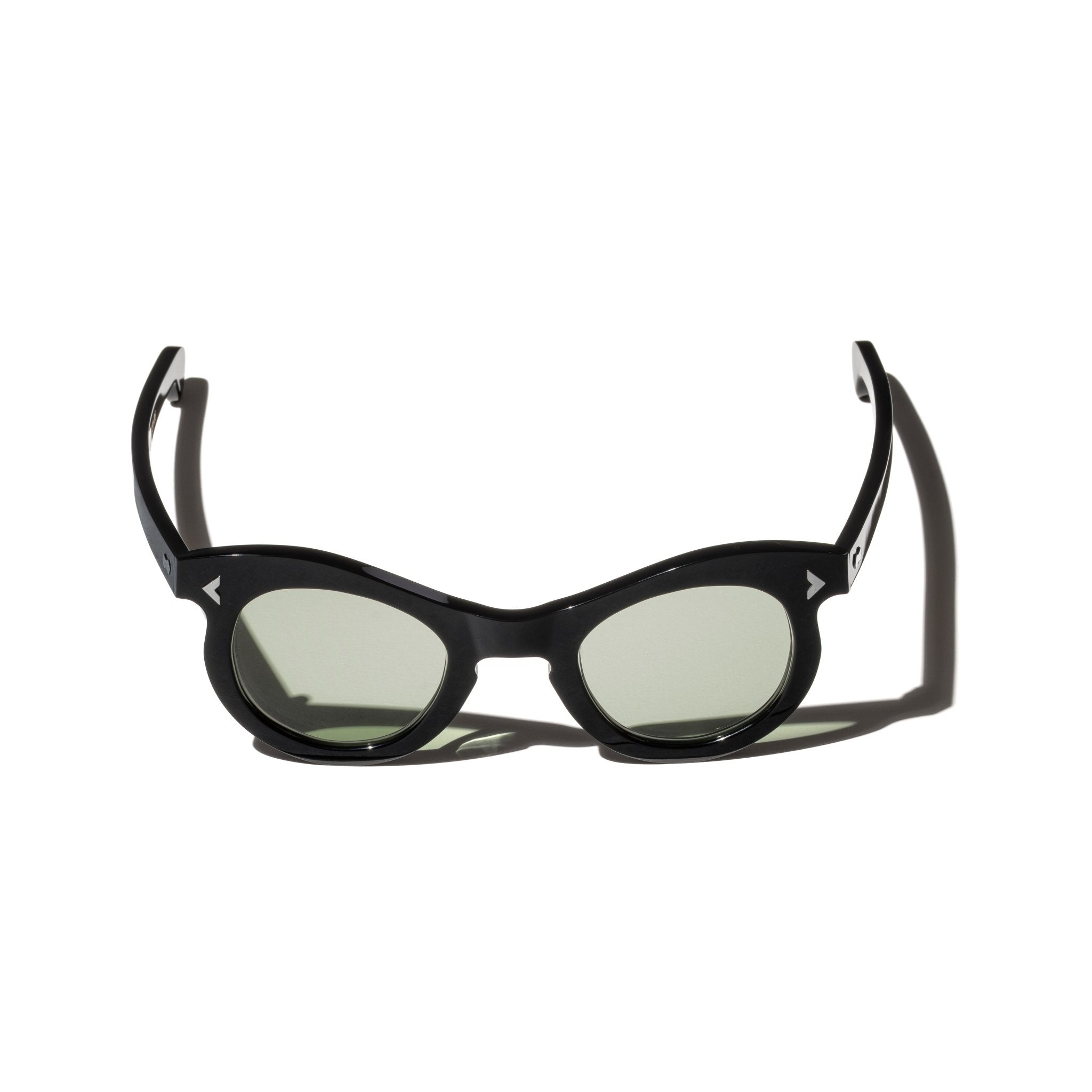 RT03 SUNGLASSES (BLACK / GREEN LENSES) - GRAND SPECTACLE