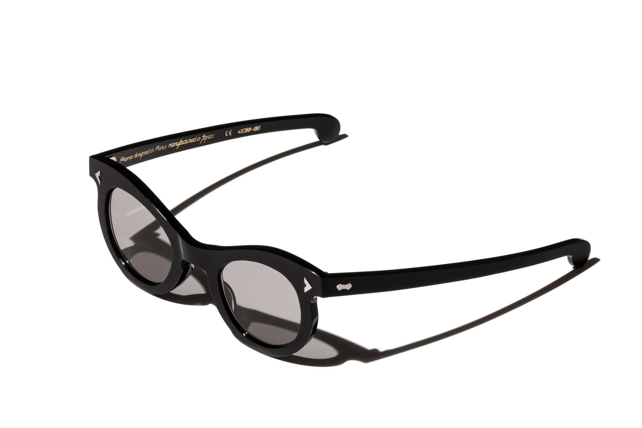 RT03 SUNGLASSES (BLACK / GREY LENSES) - GRAND SPECTACLE