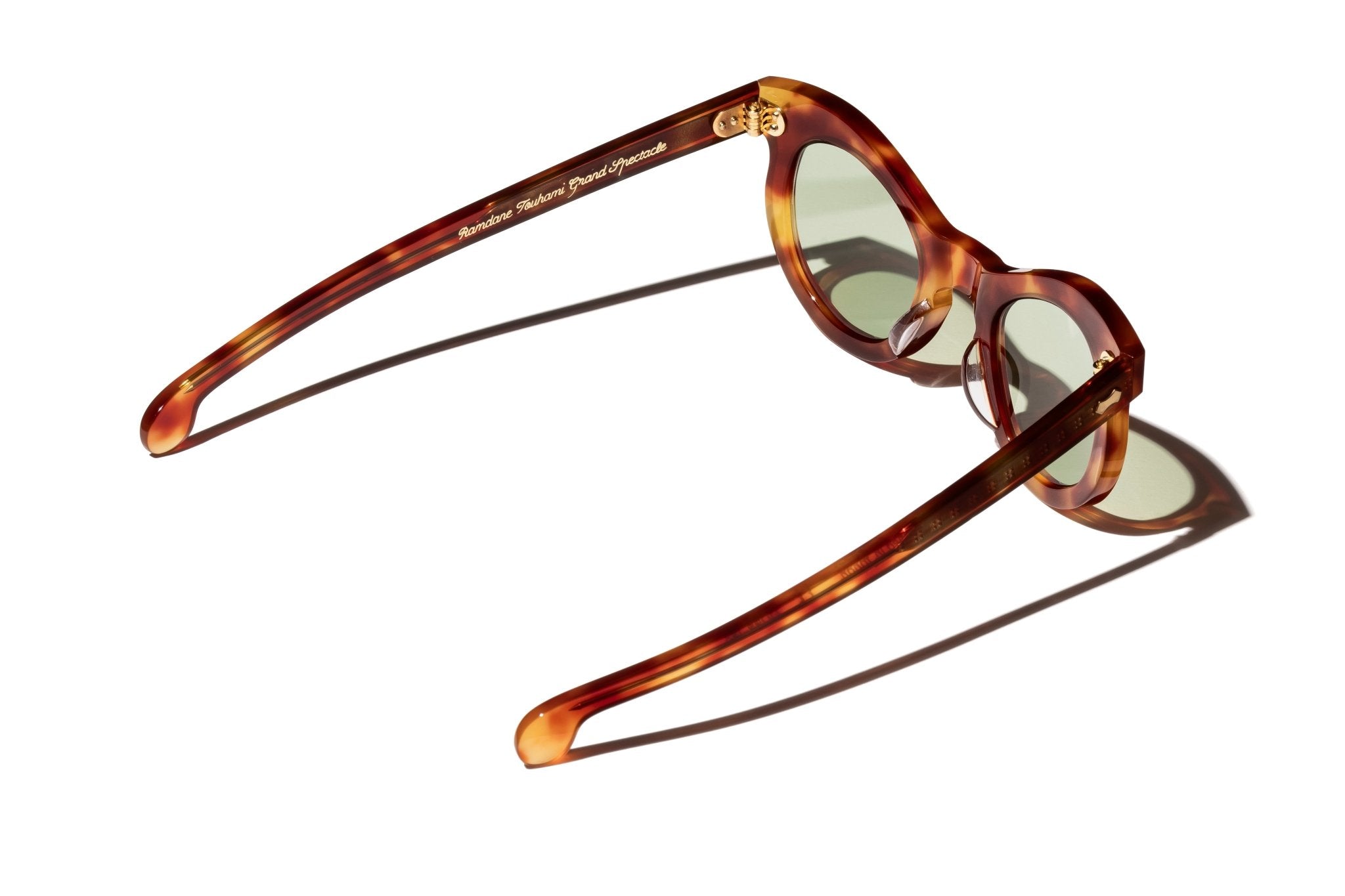 RT03 SUNGLASSES (MAHOGANY / GREEN LENSES) - GRAND SPECTACLE