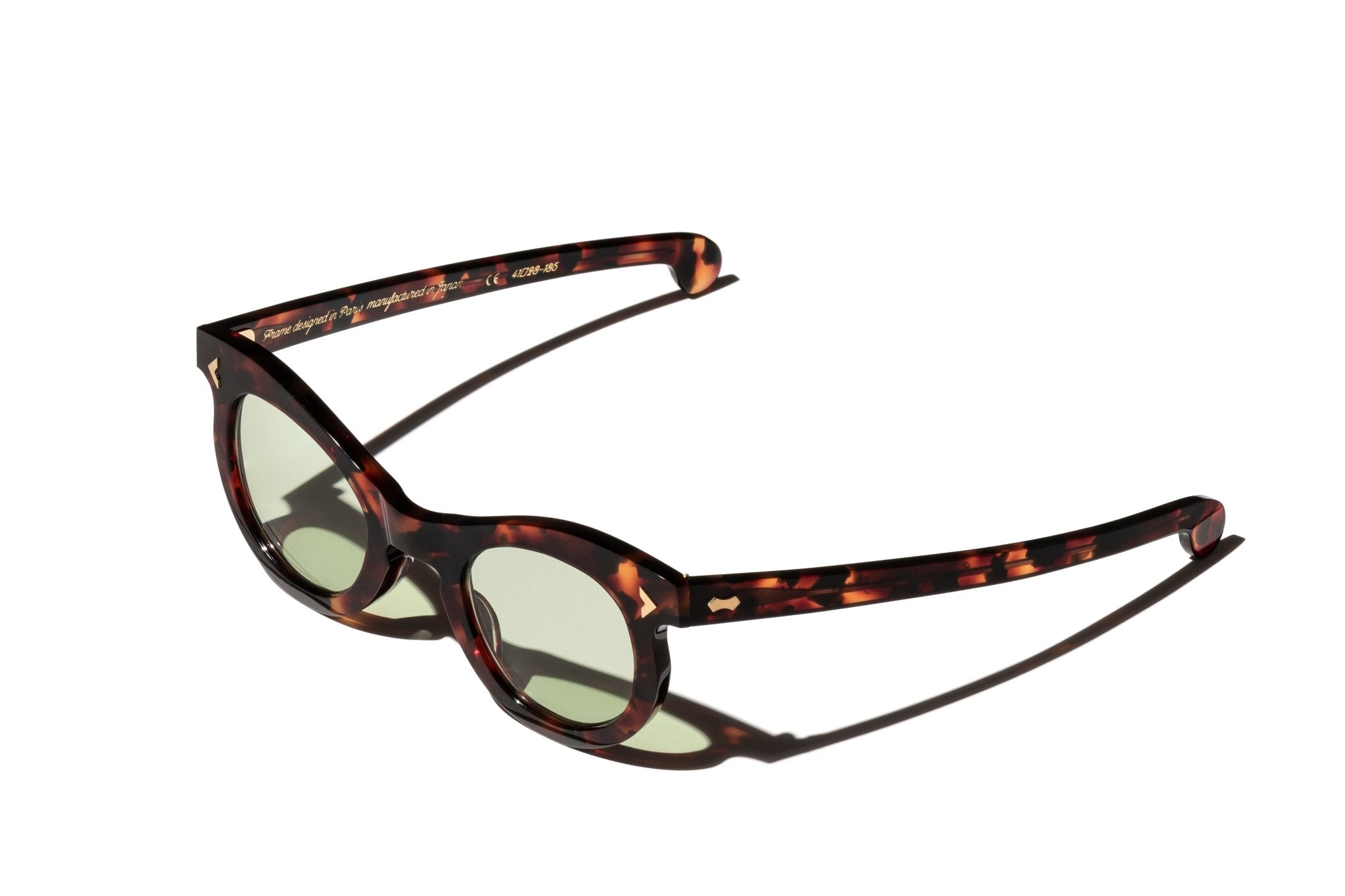 RT03 SUNGLASSES (TORTOISE / GREEN LENSES) - GRAND SPECTACLE